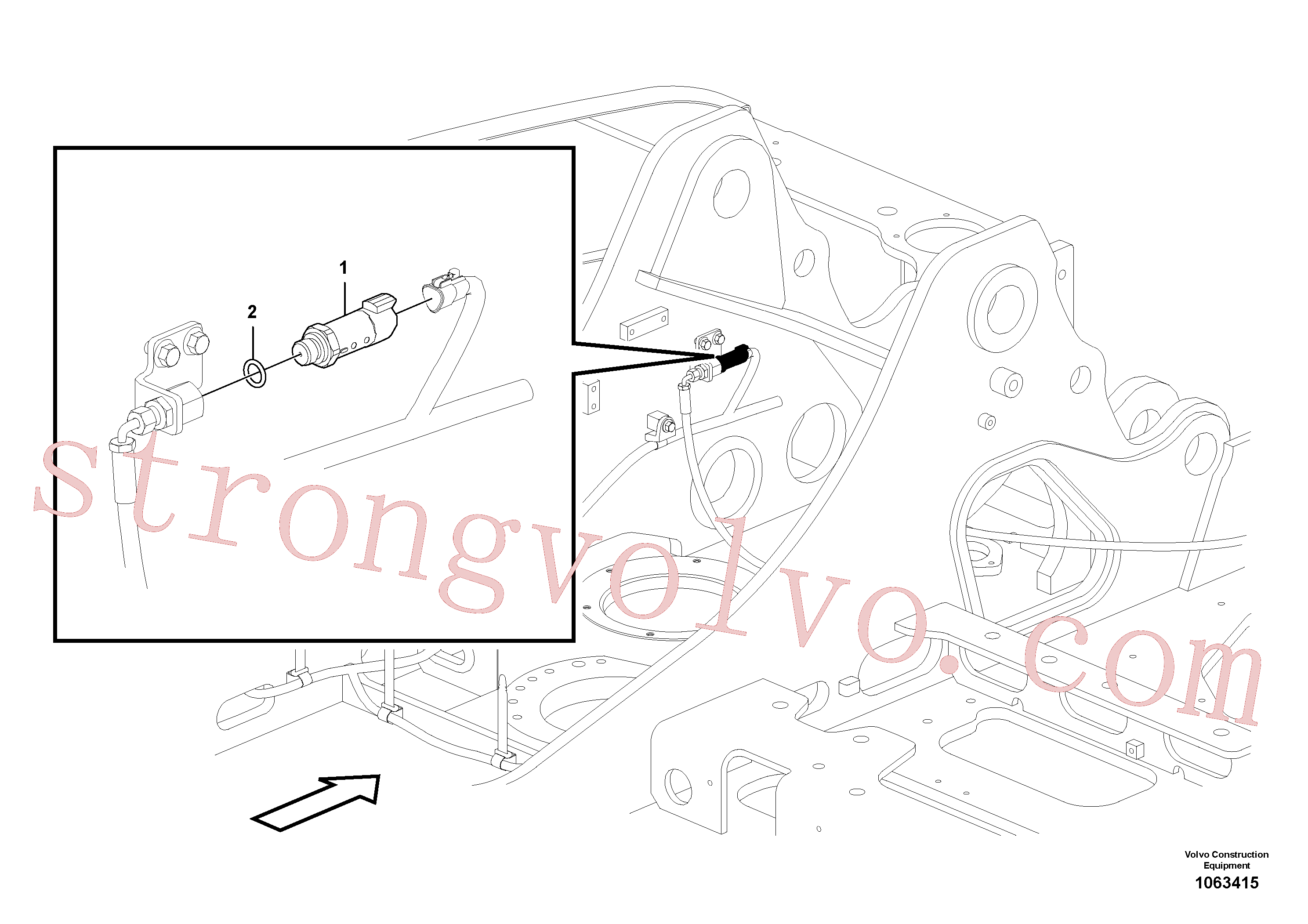VOE14560161 Volvo Unidade electrónica.(1063415 Montagem)
