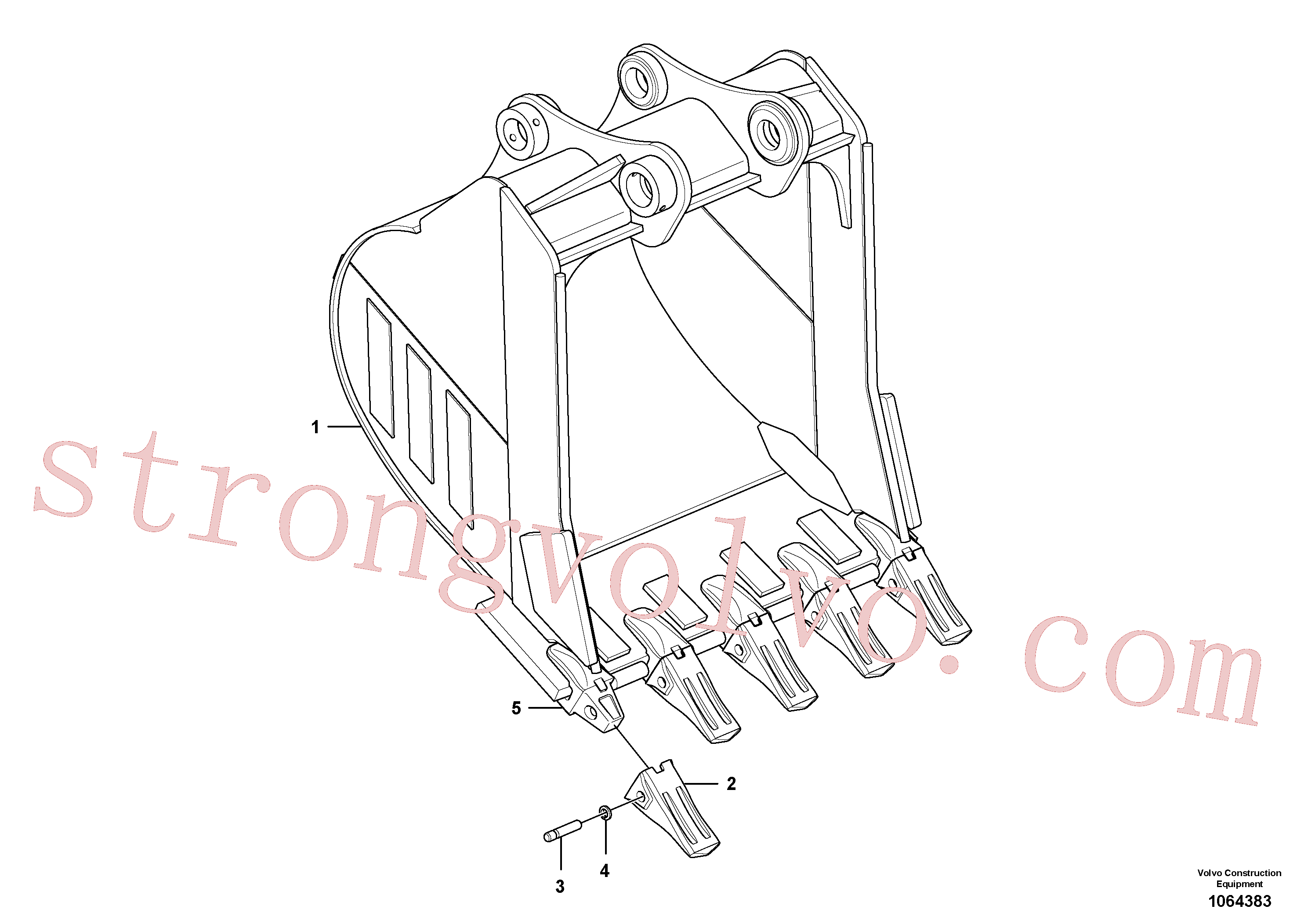 VOE14687242 Volvo Balde(1064383 Montagem)