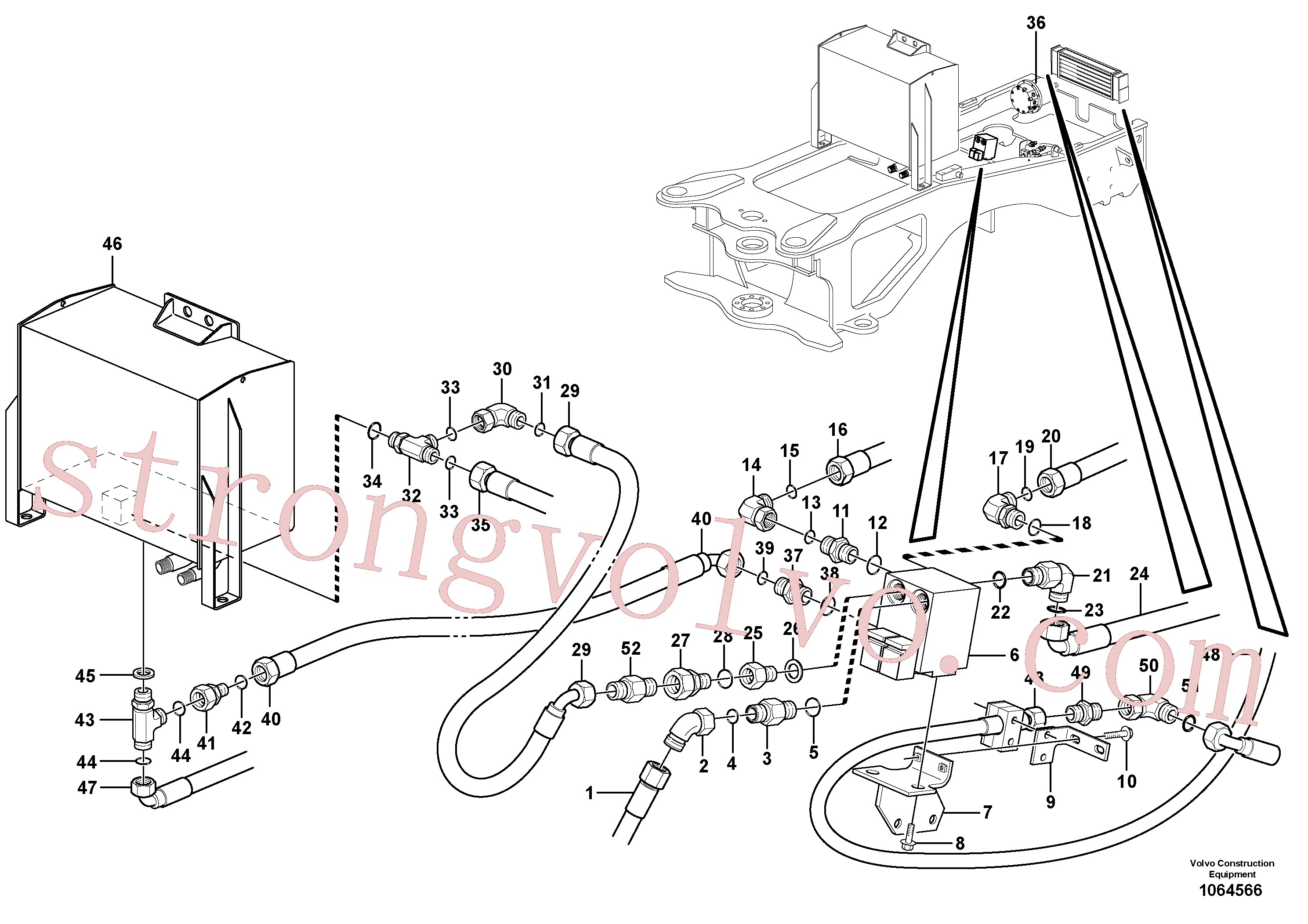 RM59918532 Niple-t Volvo escavadeira