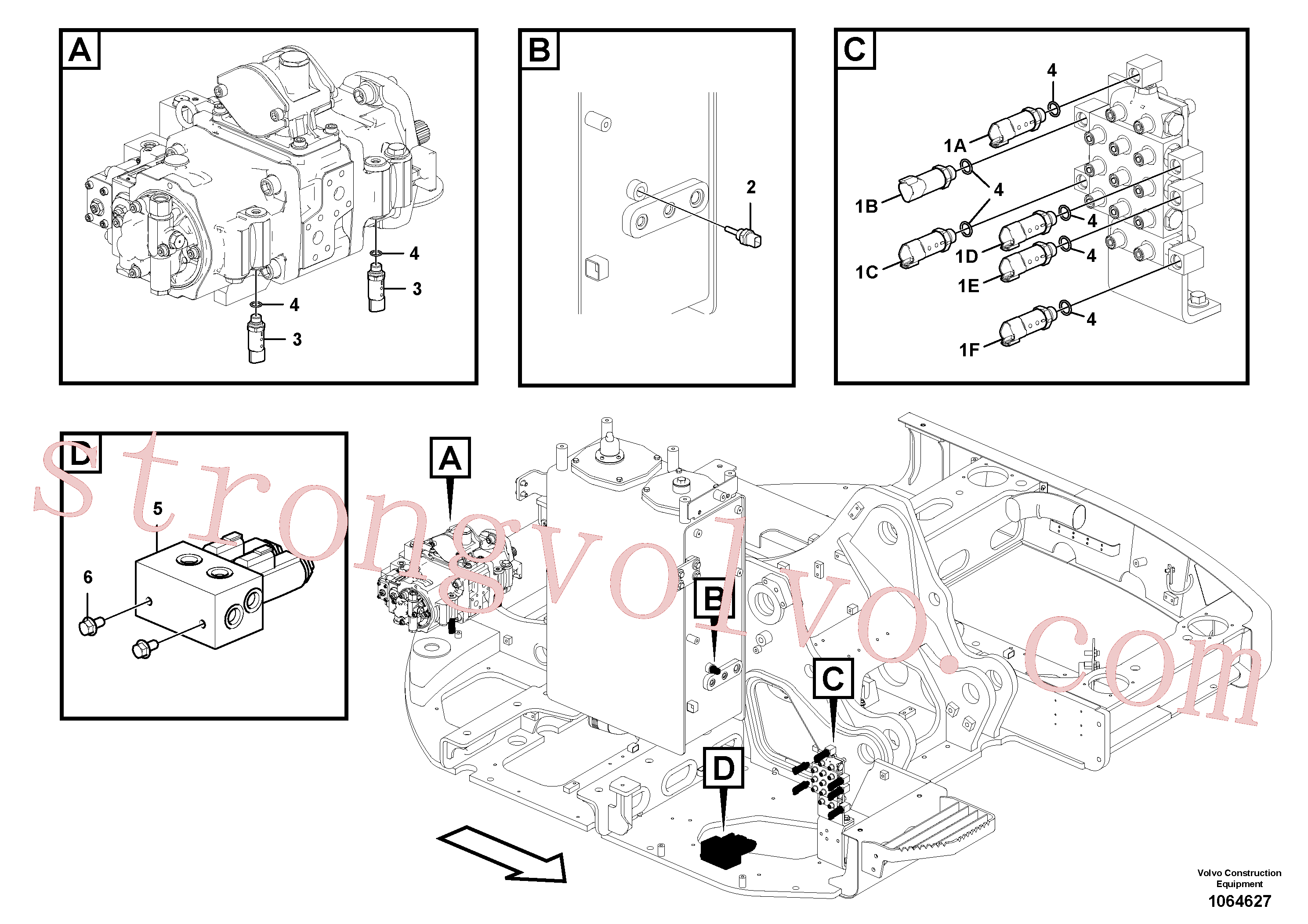 VOE17252661 Volvo Sensor eléctrico(1064627 Montagem)
