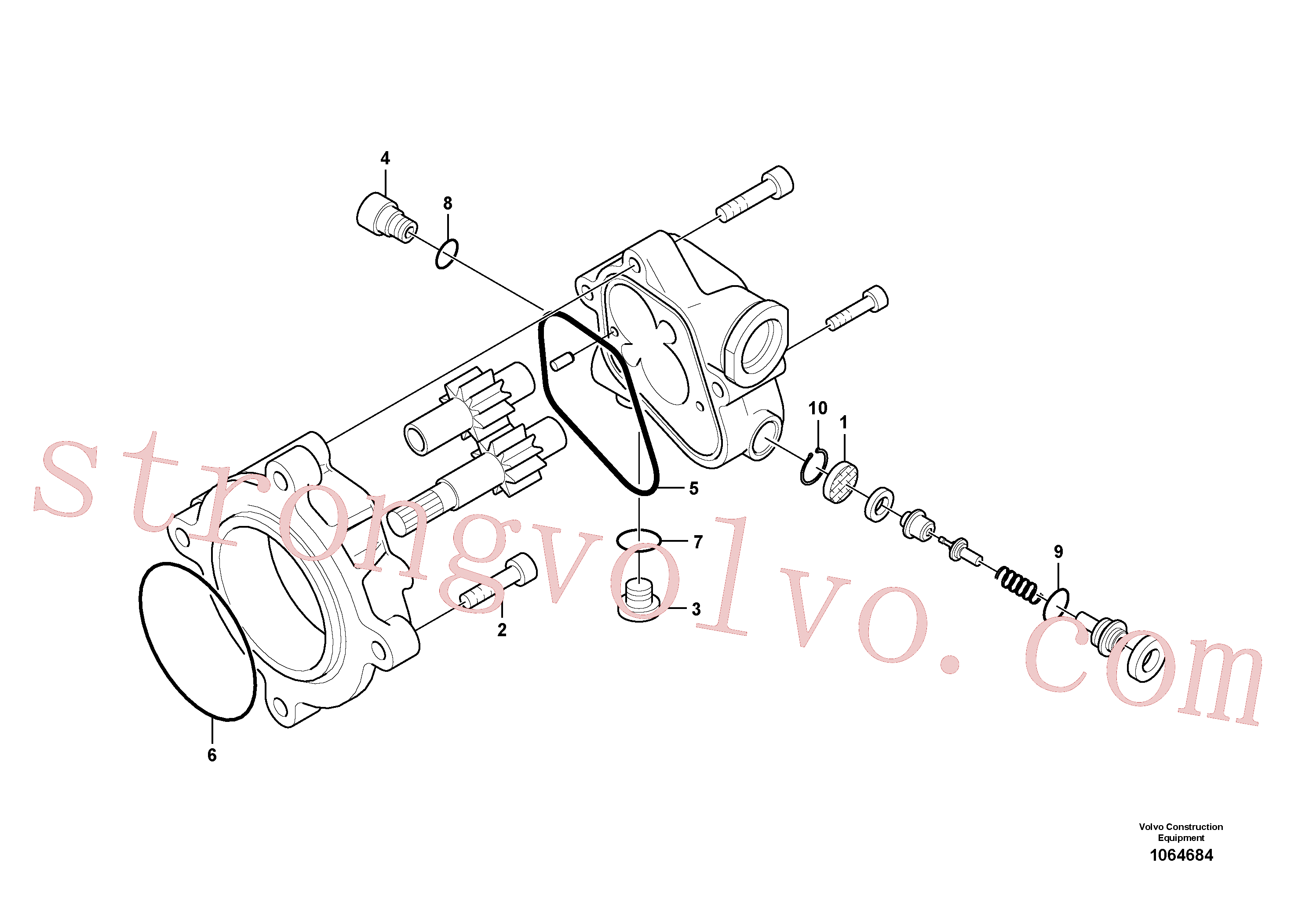 Volvo VOE14552778 Vedação Volvo Acessórios para escavadeira