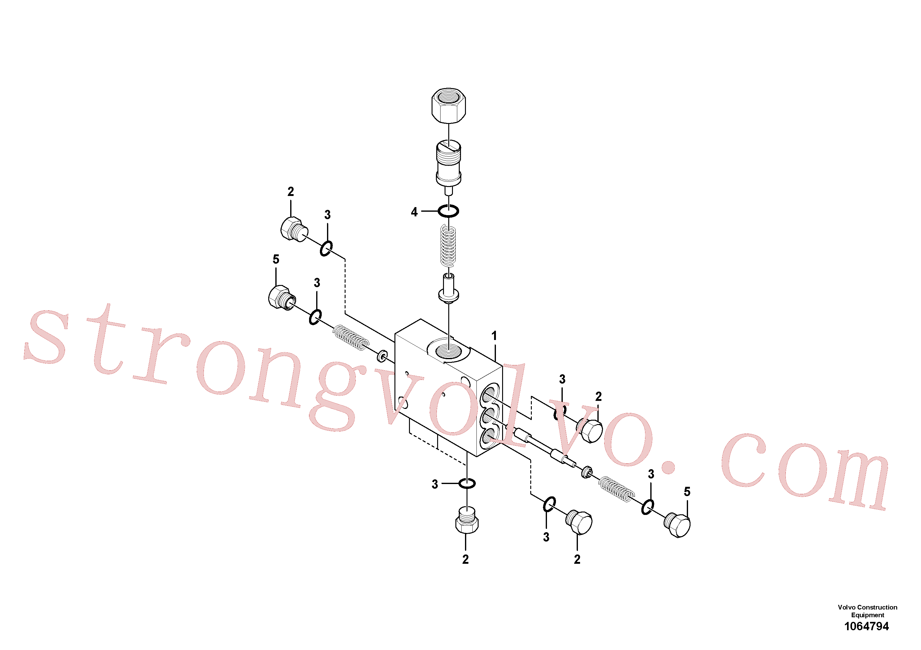 RM58799784 Volvo Válvula de lavagem em circuito fechado(1064794 Montagem)