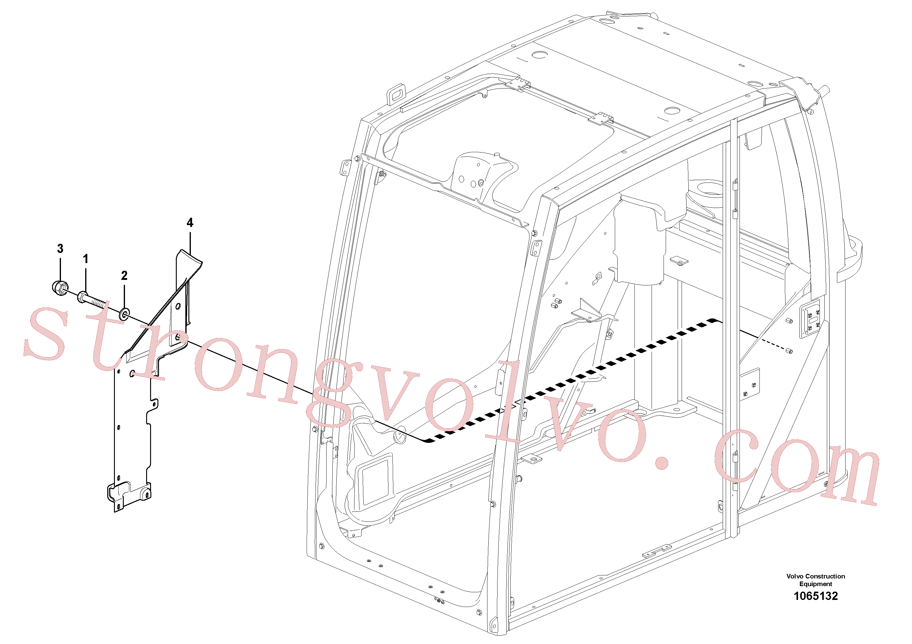 VOE11204984 Volvo Componentes internos(1065132 Montagem)