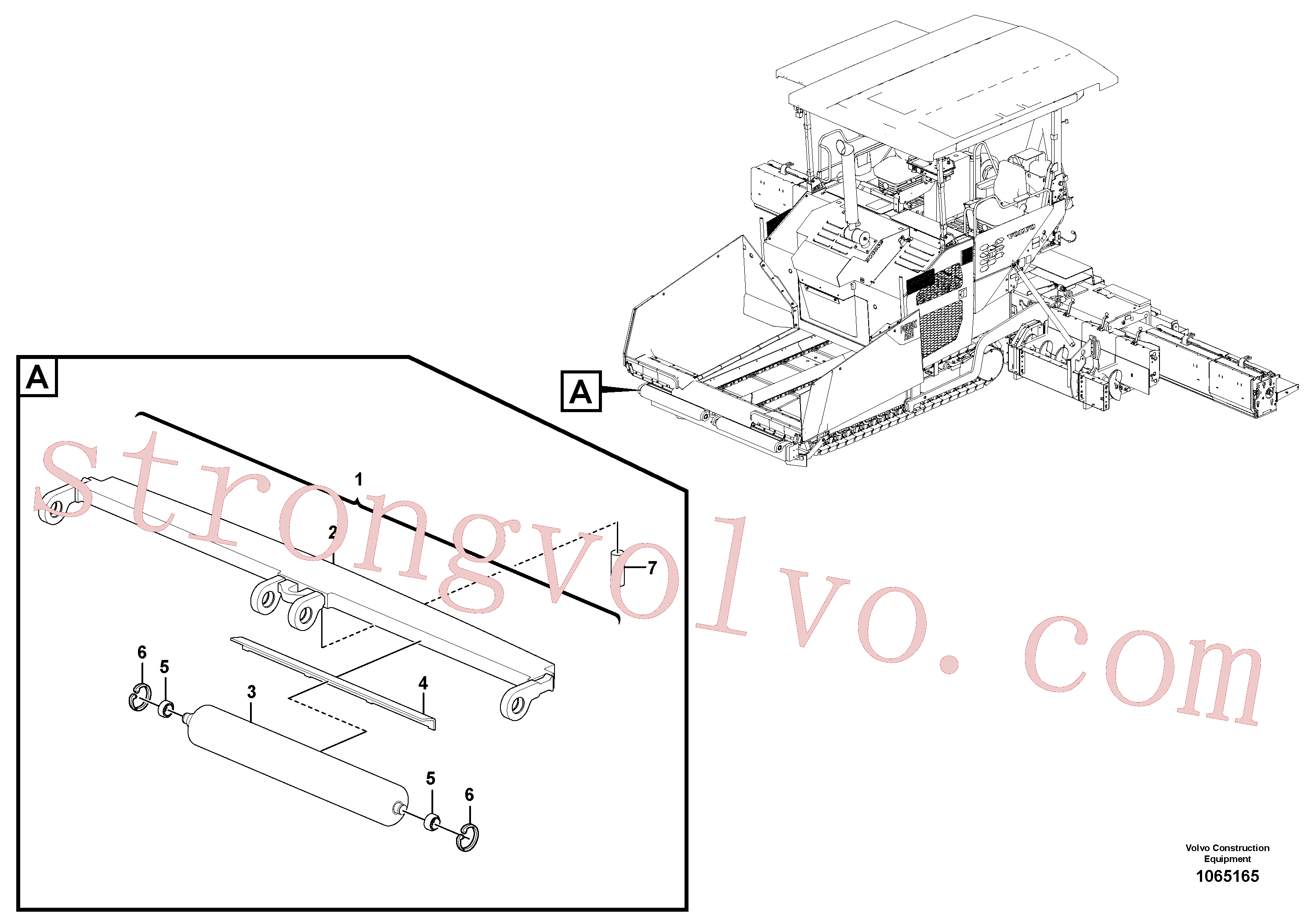 RM14669097 Volvo Travessa oscilante(1065165 Montagem)