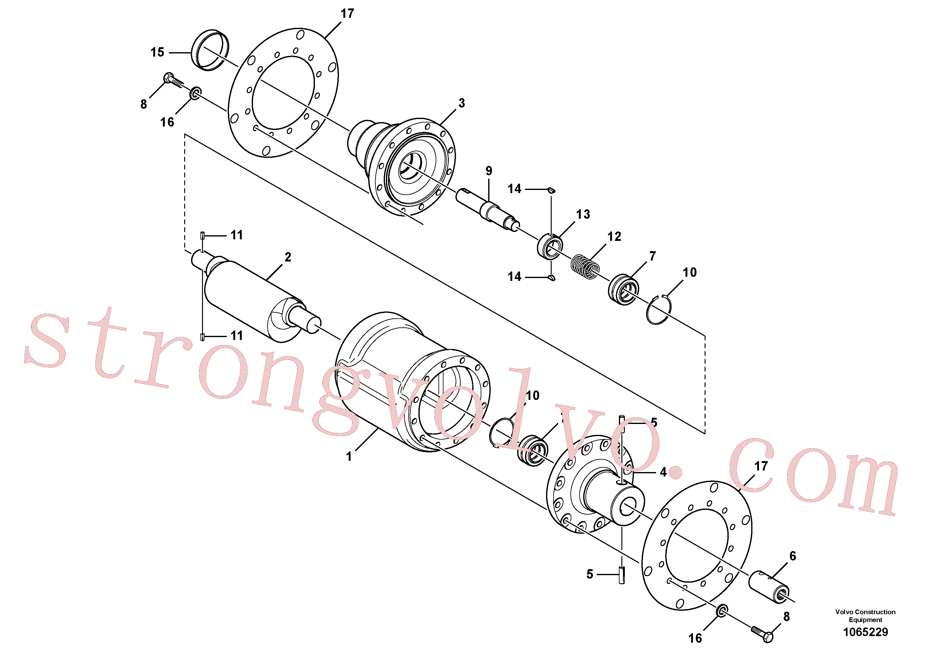 RM59647404 Volvo Conjunto de eixo excêntrico(1065229 Montagem)
