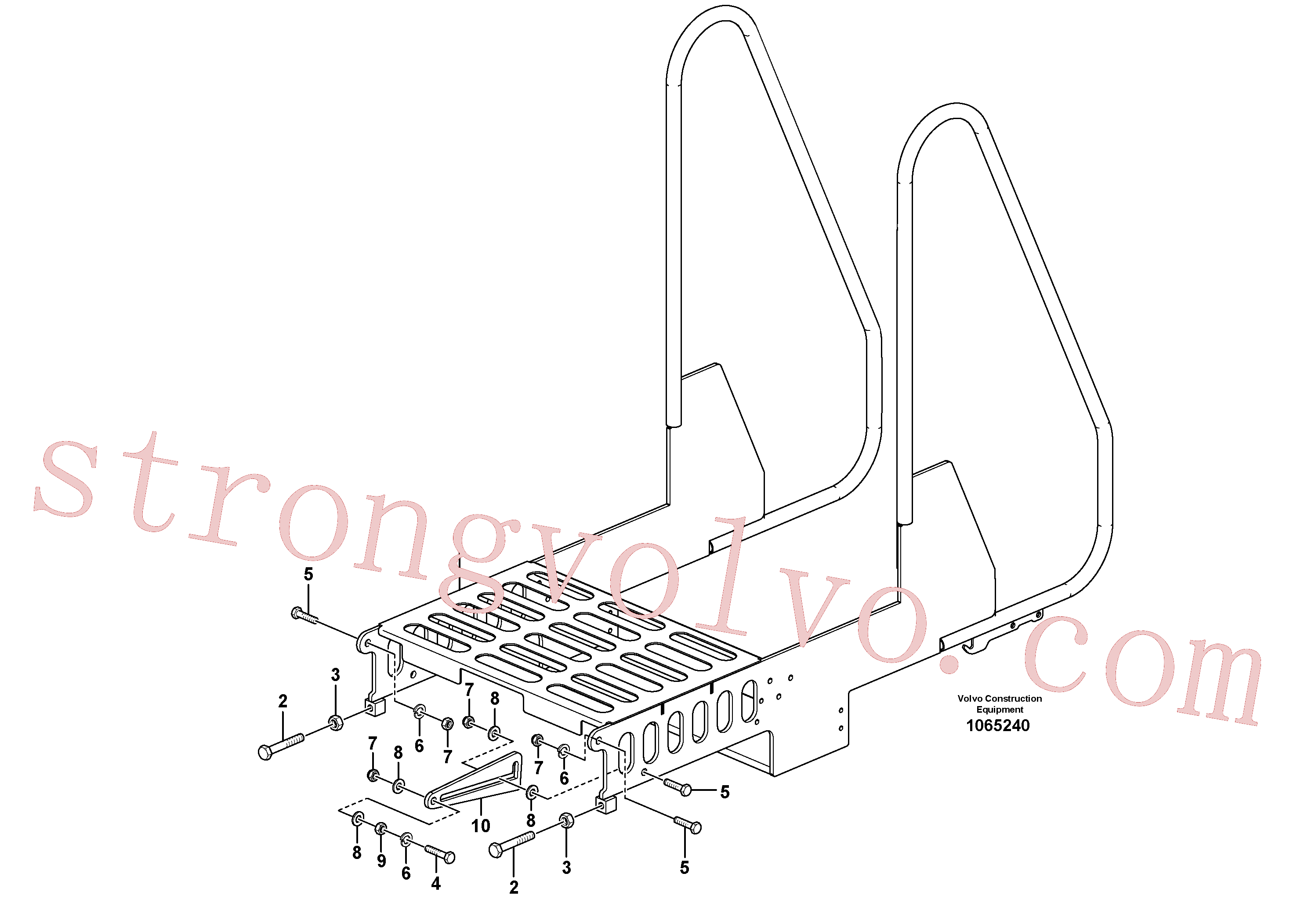 RM96722152 Volvo Parapeito(1065240 Montagem)