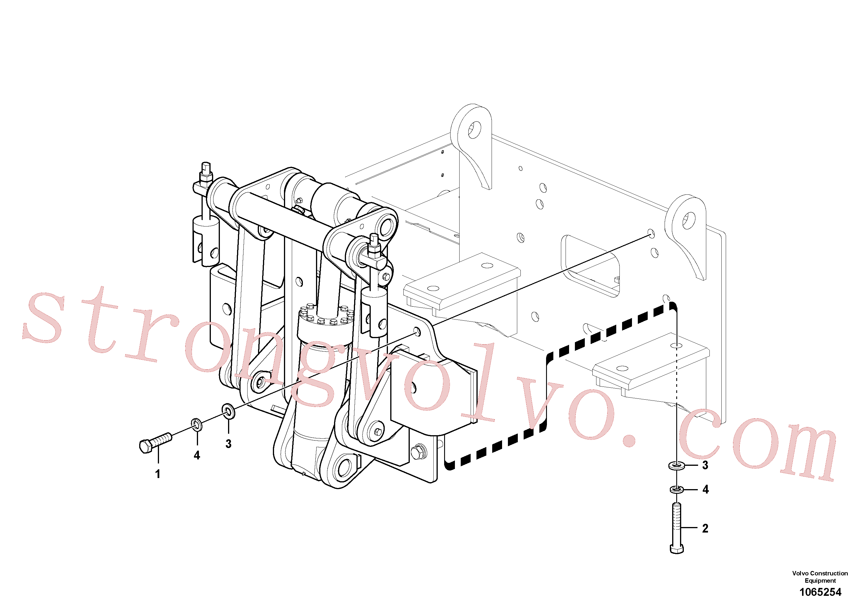 SA9011-23026 Parafuso sextavado Volvo escavadeira