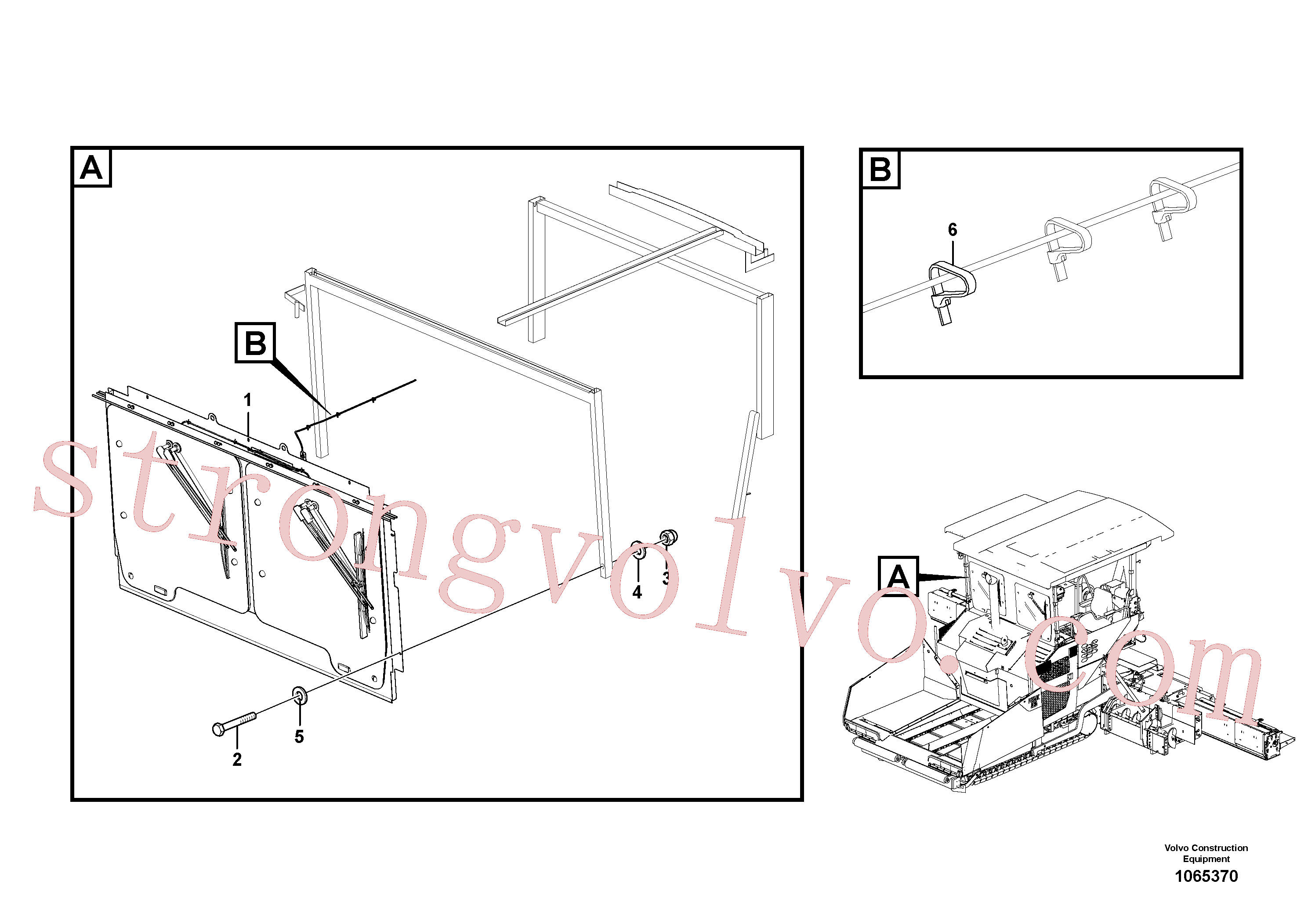 RM14141105 Volvo Pára-brisas dianteiro(1065370 Montagem)
