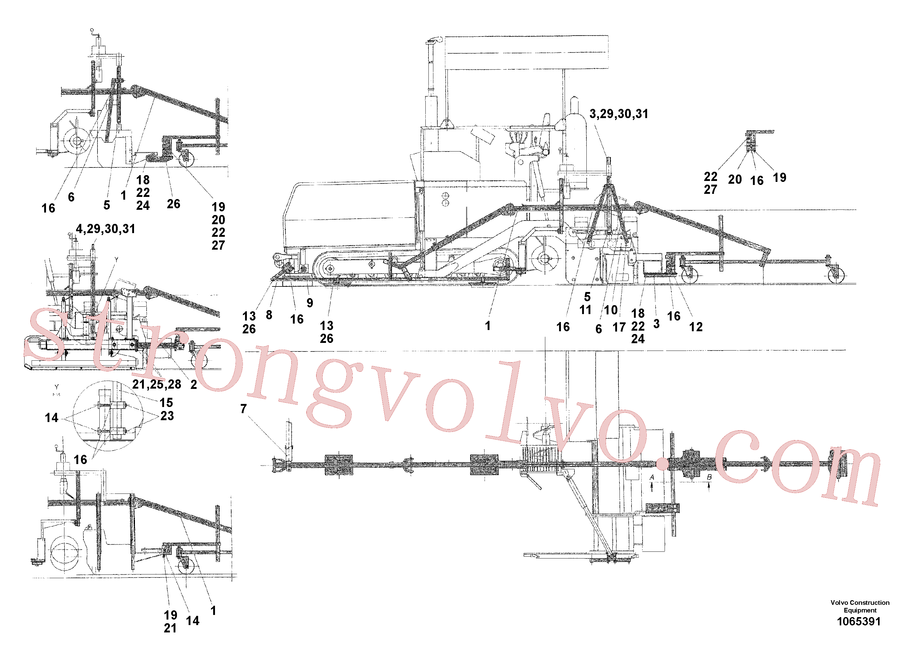 China Made RM13909221 Braçadeira Volvo Acessórios para escavadeira