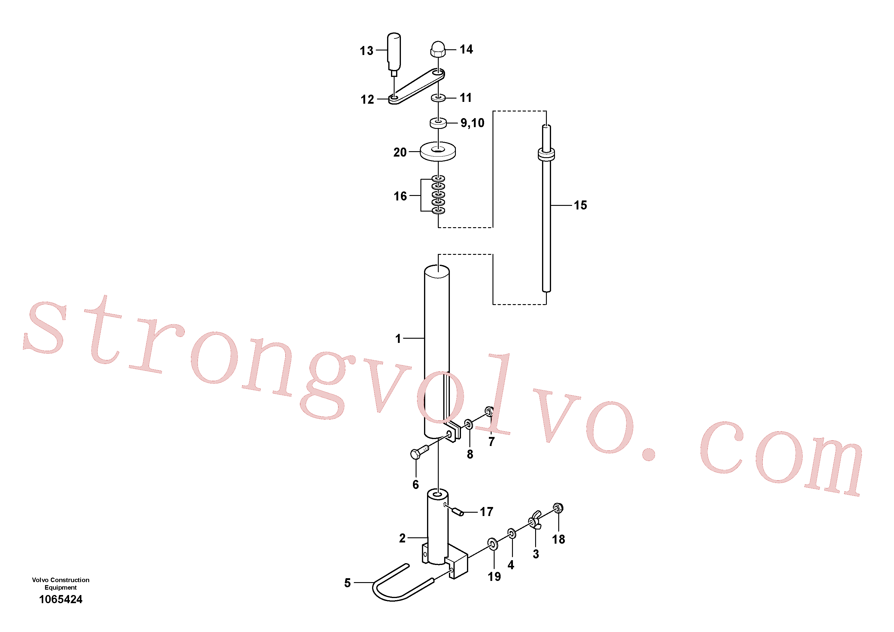 RM56289556 Volvo Conjunto de controlo mecânico(1065424 Montagem)