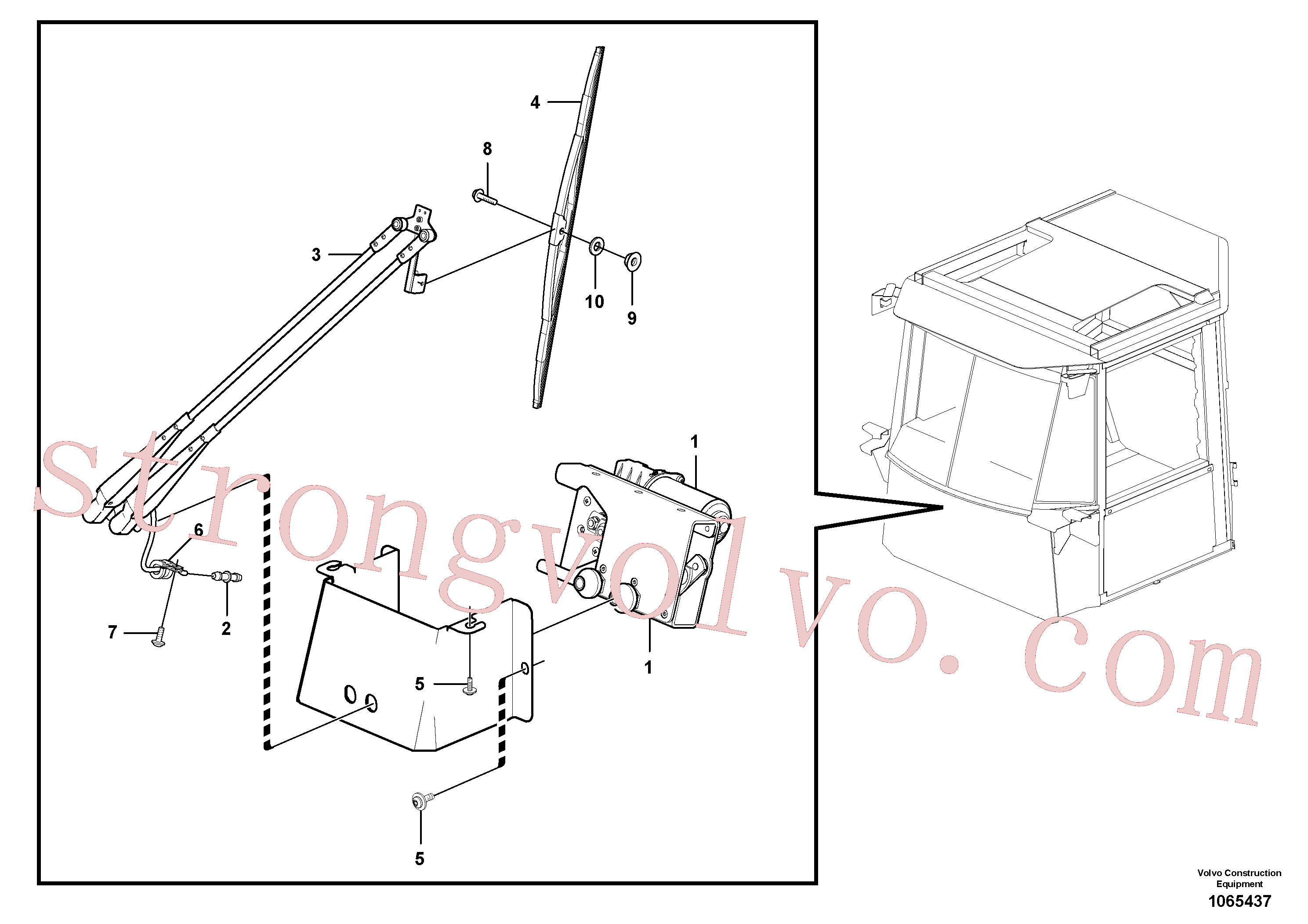 Atacado VOE965212 Parafuso flangeado Volvo escavadeira