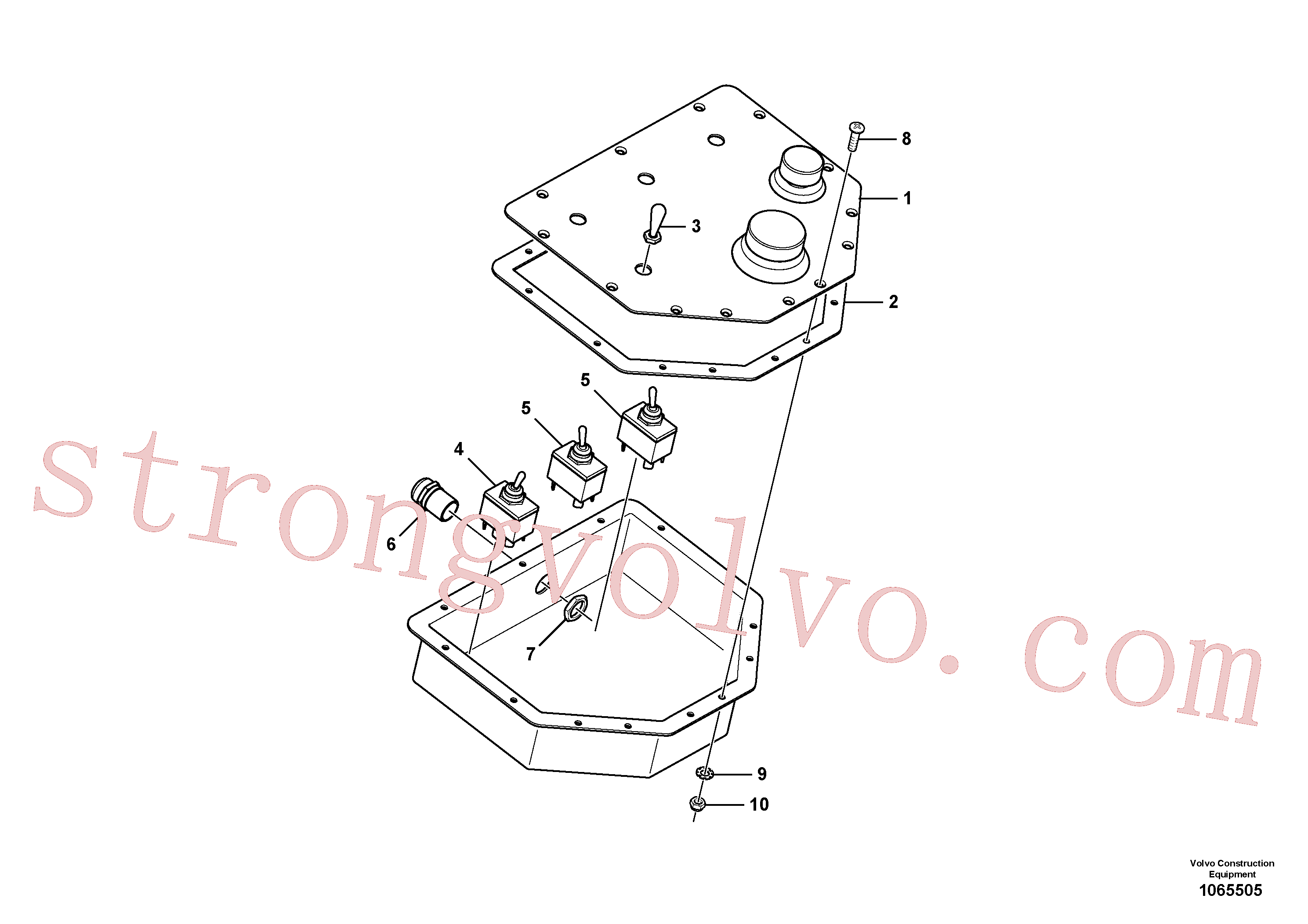 RM80810047 Volvo Placa de controlo alternativa(1065505 Montagem)