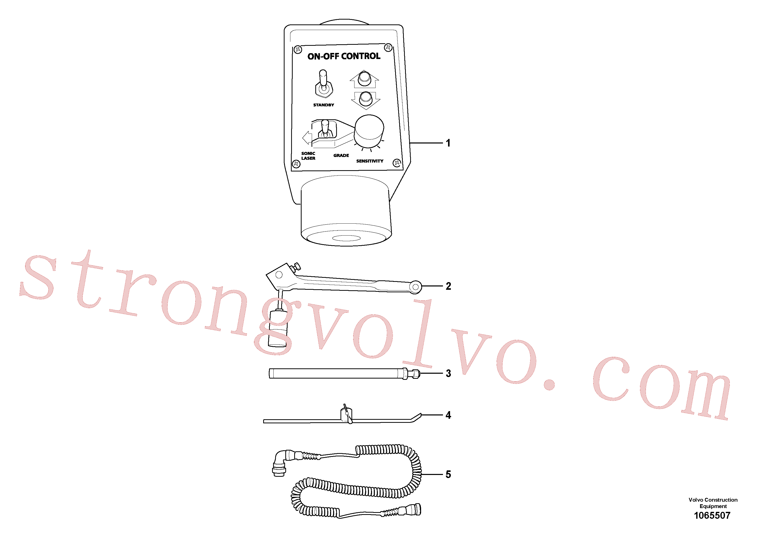 RM10644466 Pino Inscreva-se para Volvo Acessórios para escavadeira