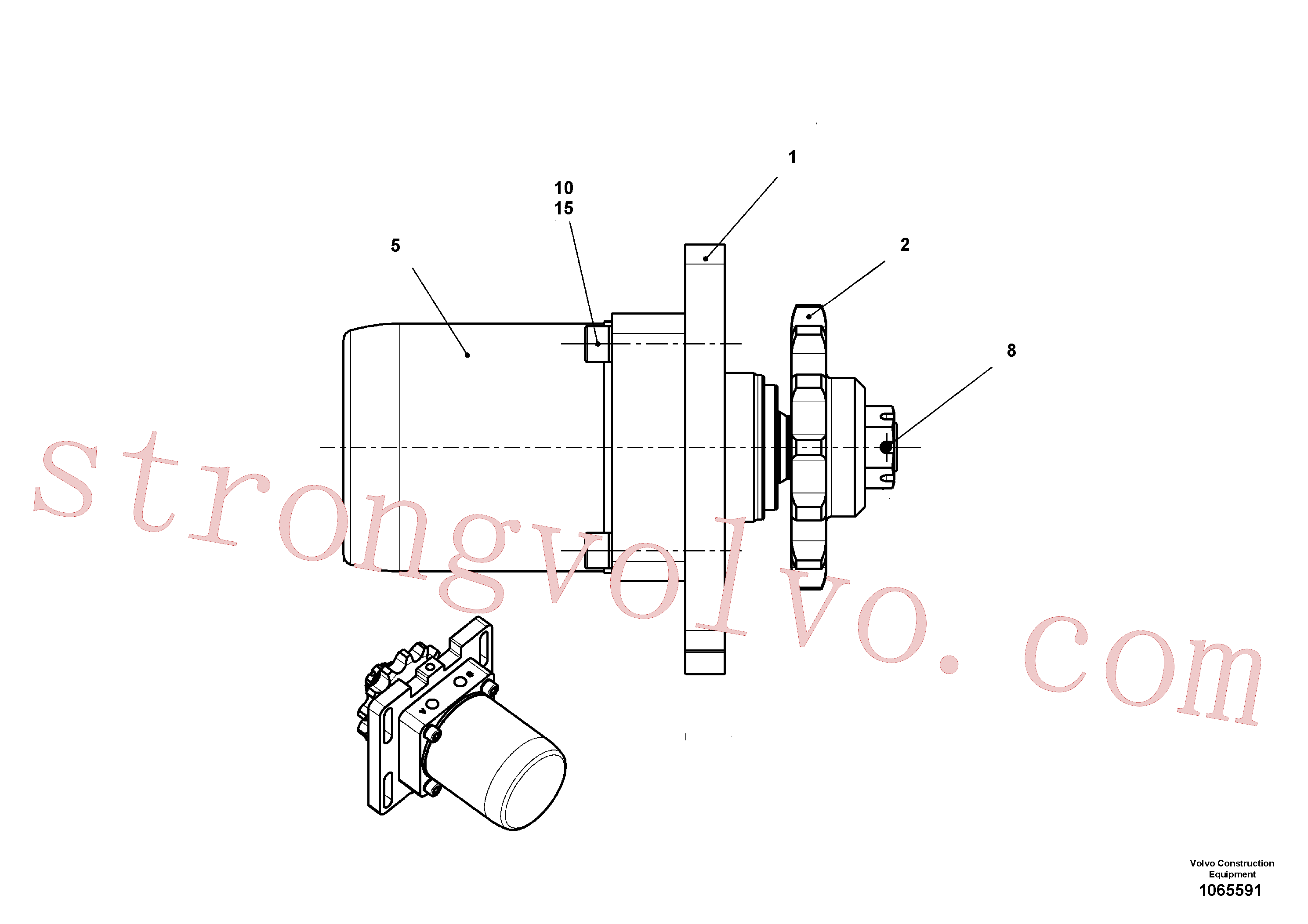 RM14201800 Volvo Transmissão(1065591 Montagem)