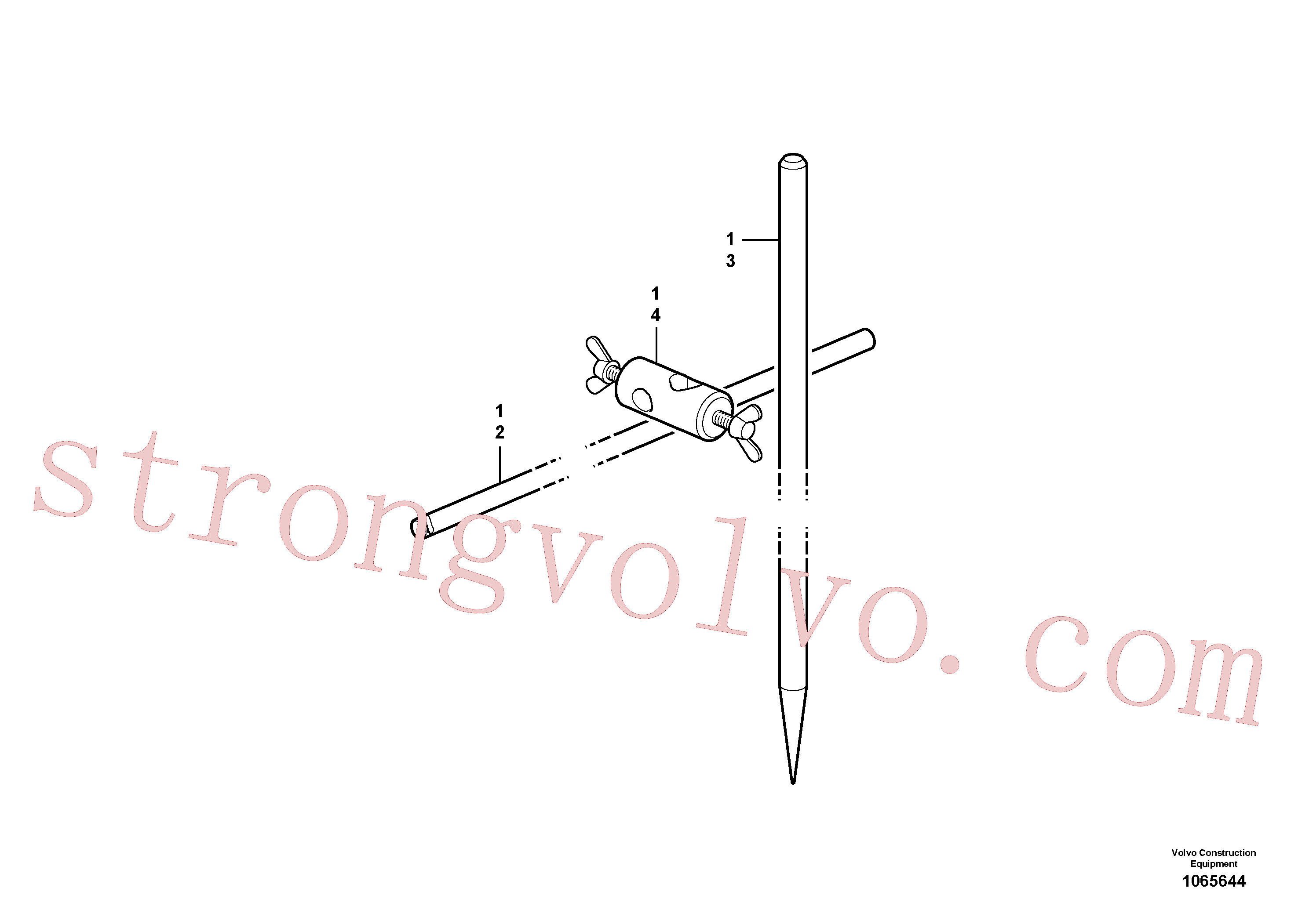 RM56278344 Volvo Peças para configuração da actuação da pavimentação(1065644 Montagem)