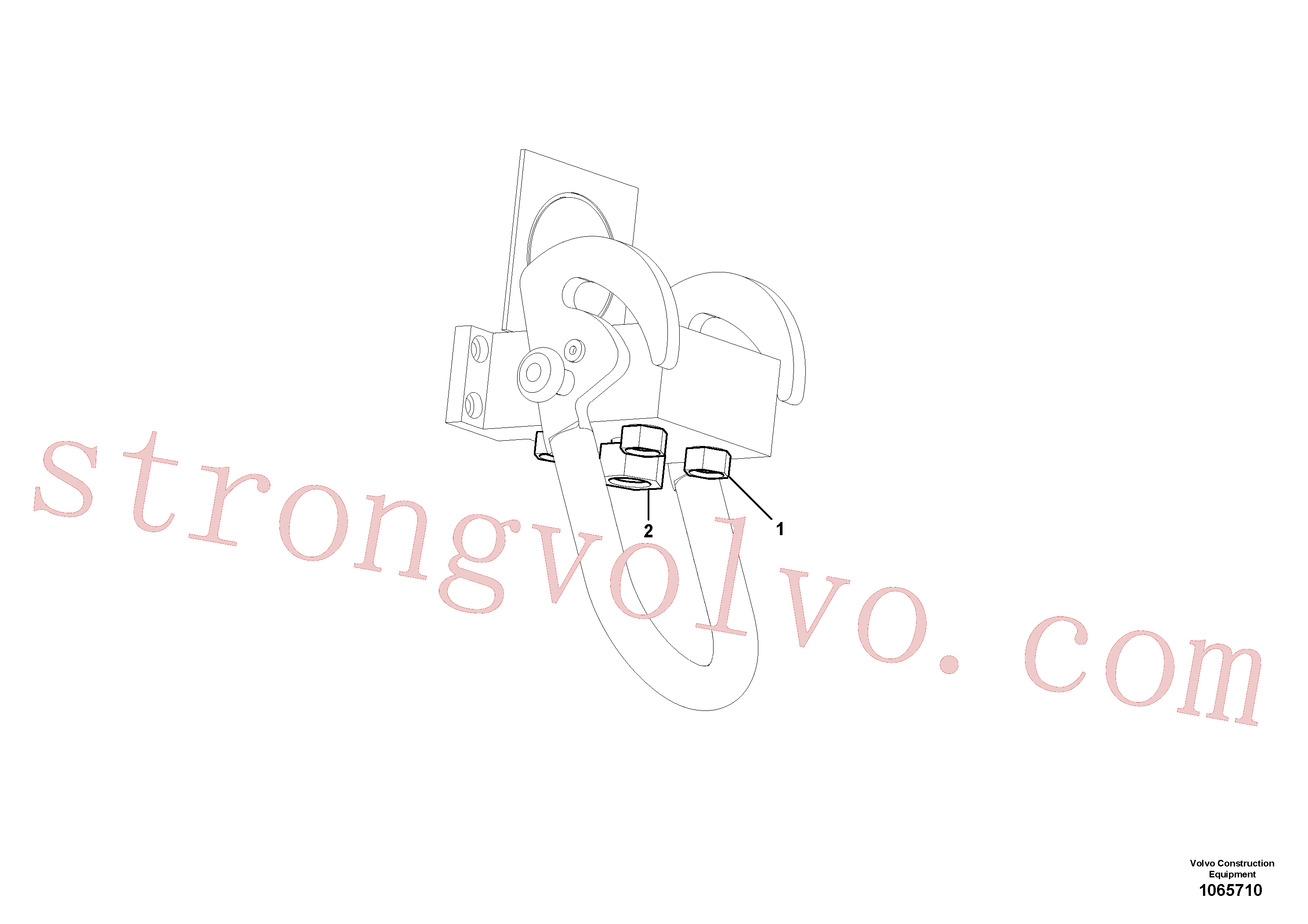 Volvo Montagem VOE14648823 Conexão de mangueira Acessórios