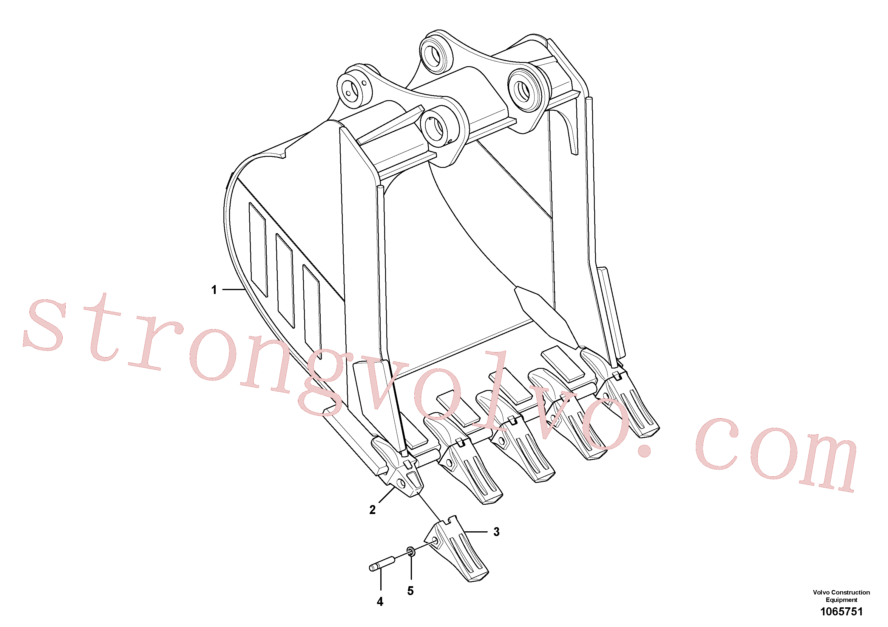 VOE14626736 Volvo Balde(1065751 Montagem)