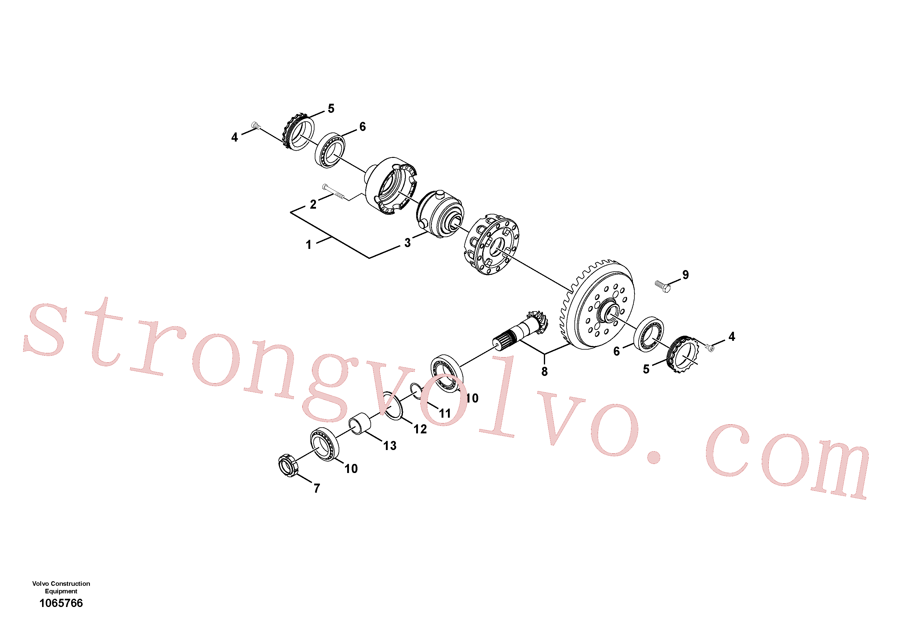 Volvo RM54632781 Parafuso Volvo Acessórios para escavadeira