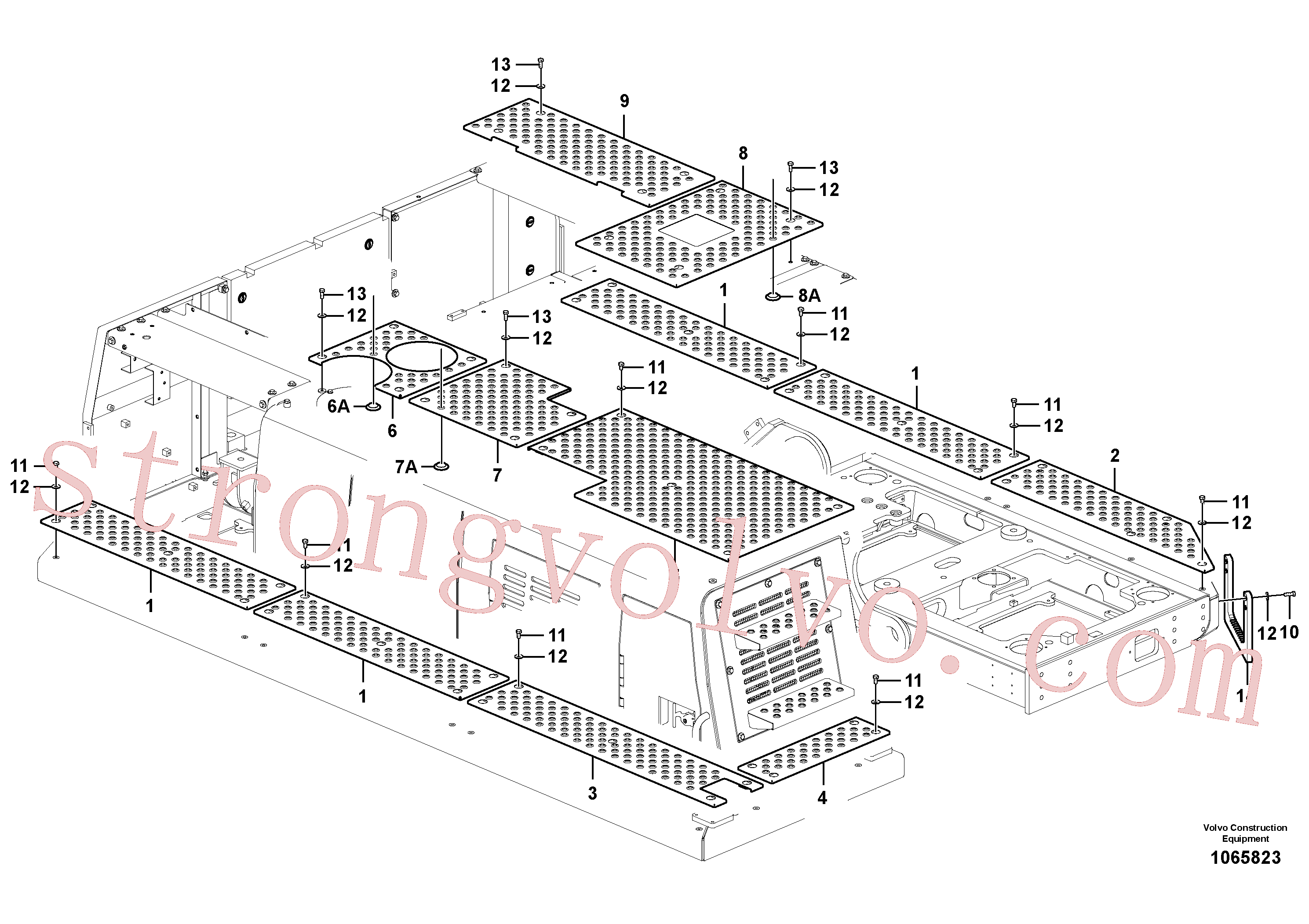 VOE991636 Volvo Antiderrapante(1065823 Montagem)