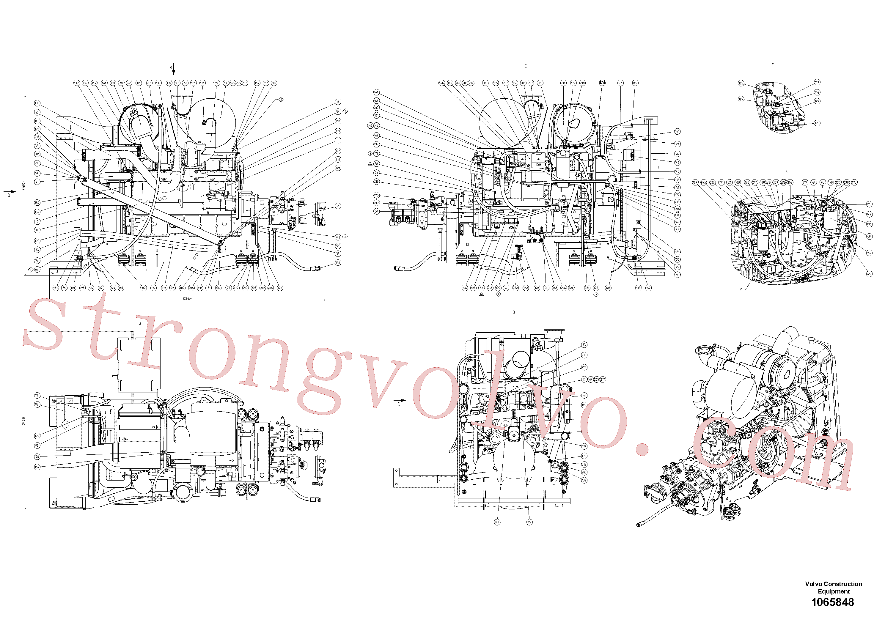 RM96713078 Parafuso sextavado Volvo escavadeira