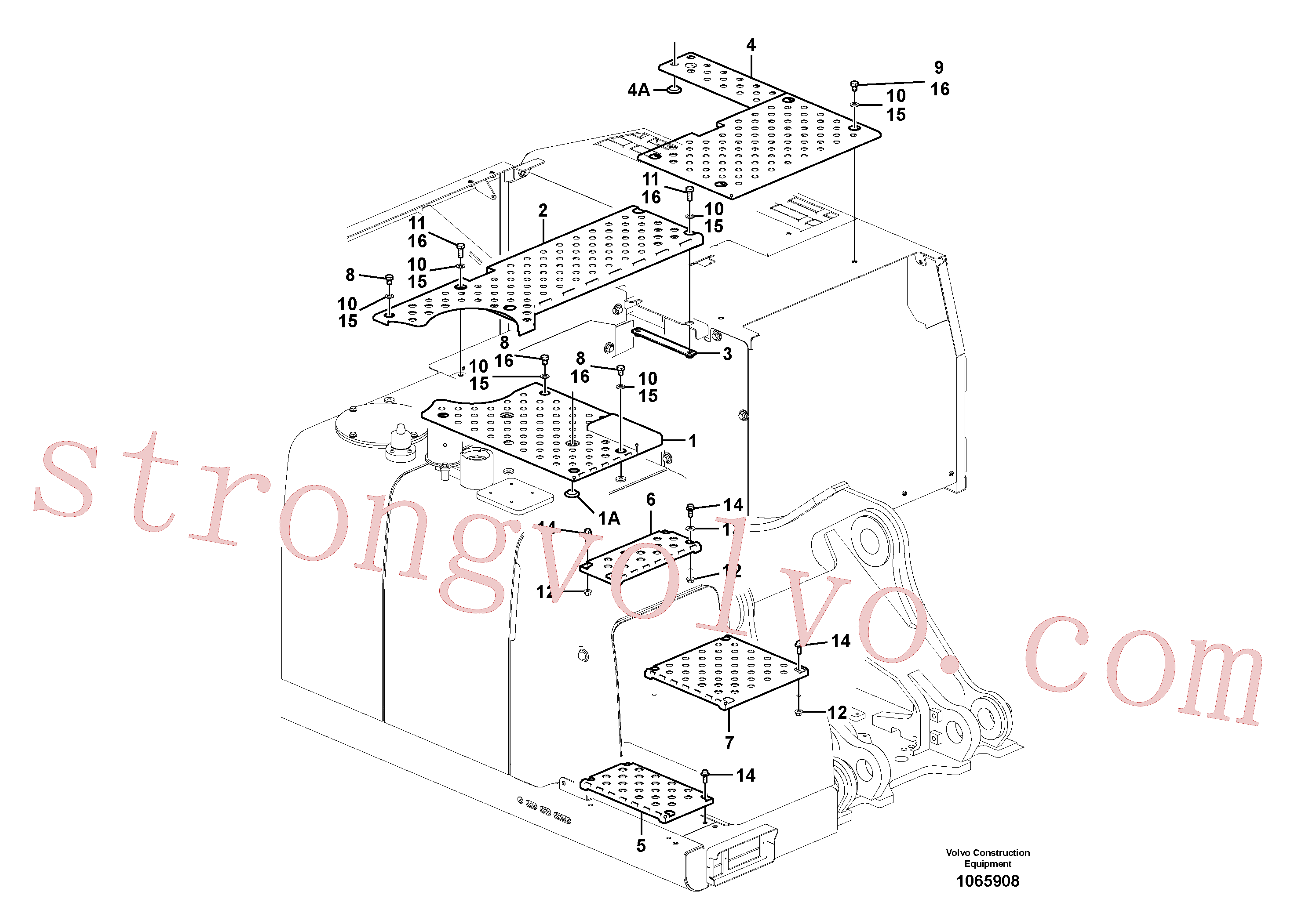 VOE973254 Volvo Antiderrapante(1065908 Montagem)