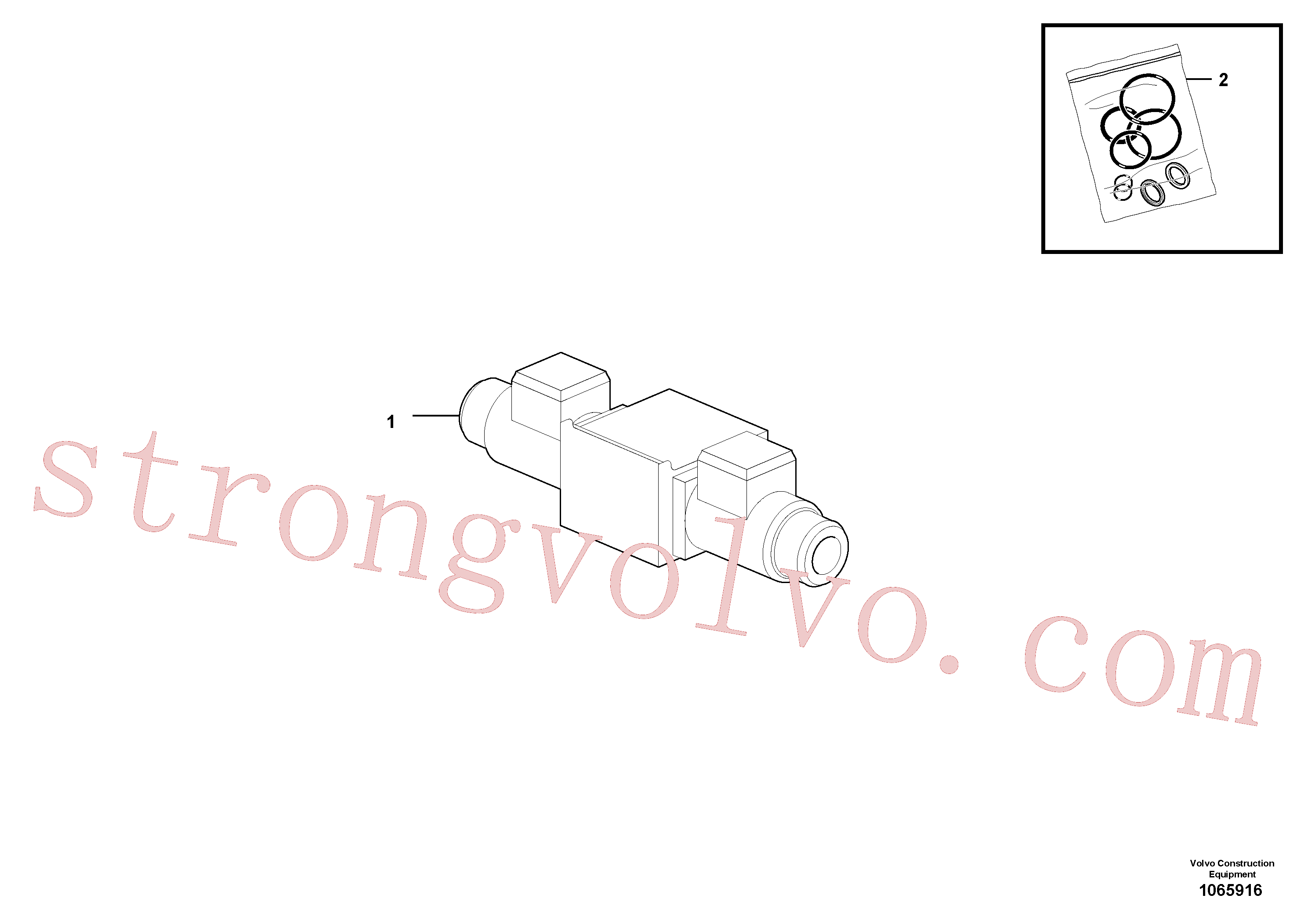 RM80813447 Volvo Unidade de controlo(1065916 Montagem)