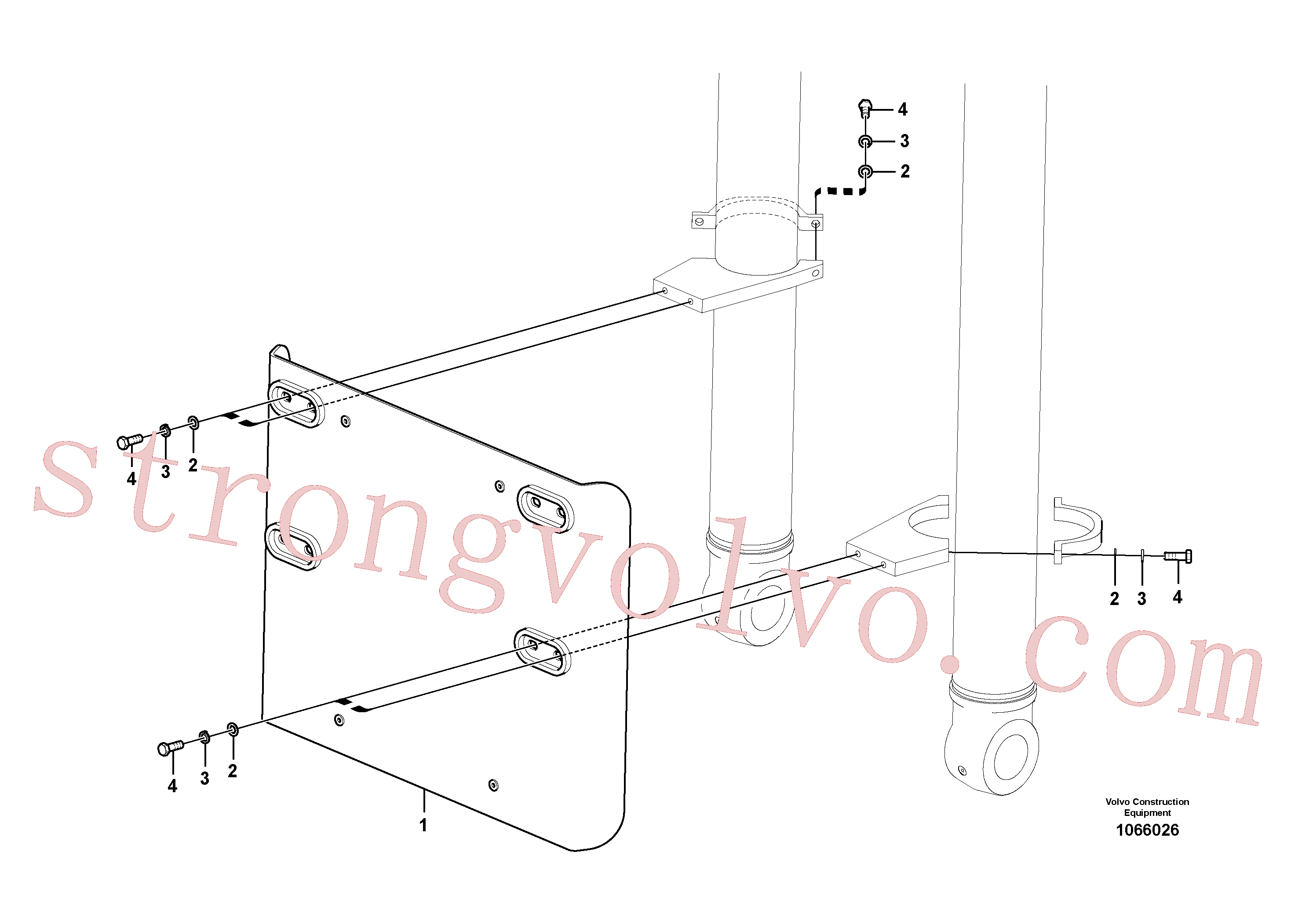 SA9011-12011 Parafuso sextavado Inscreva-se para Volvo Acessórios para escavadeira