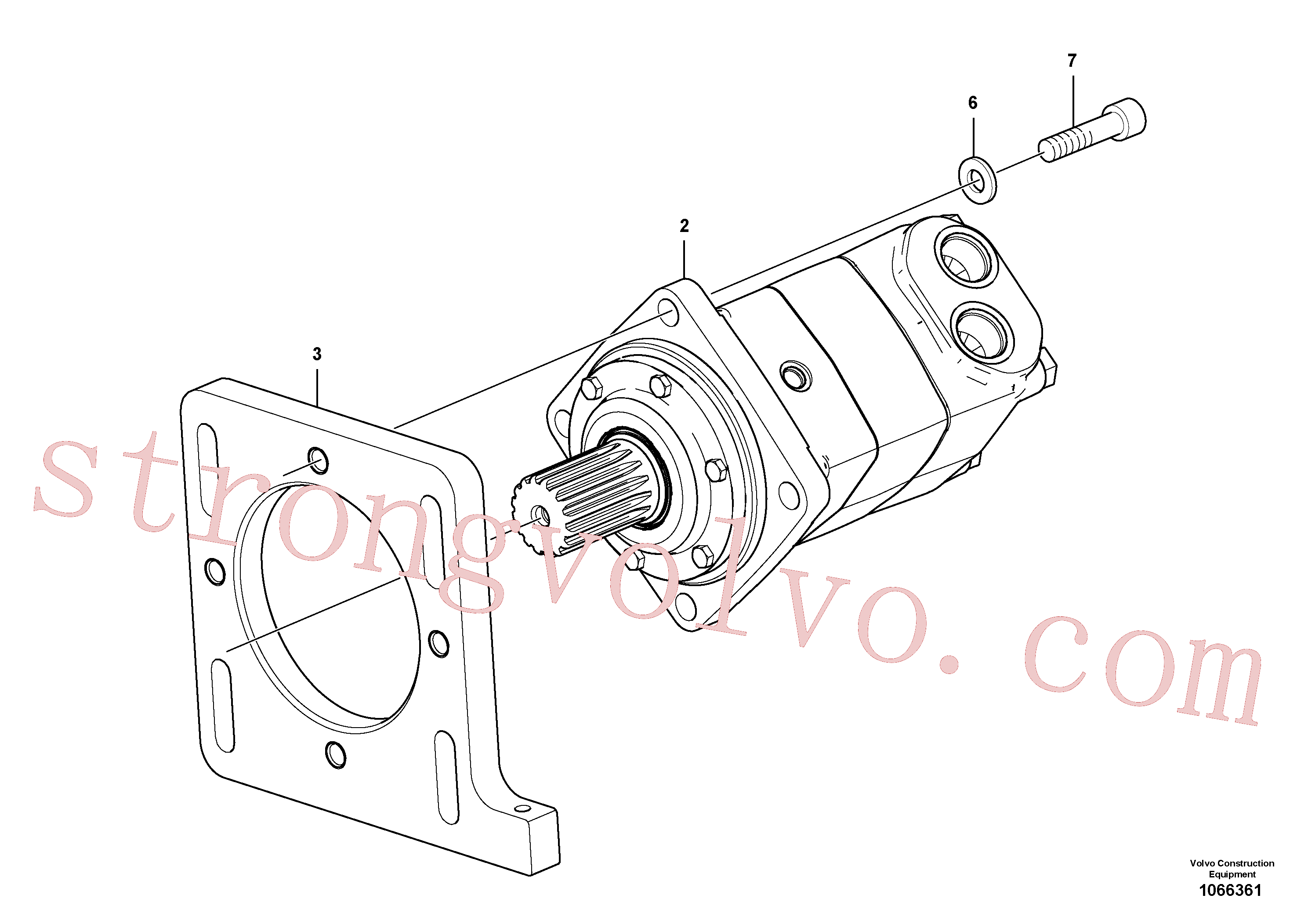 Volvo Montagem RM96705645 Arruela simples Acessórios