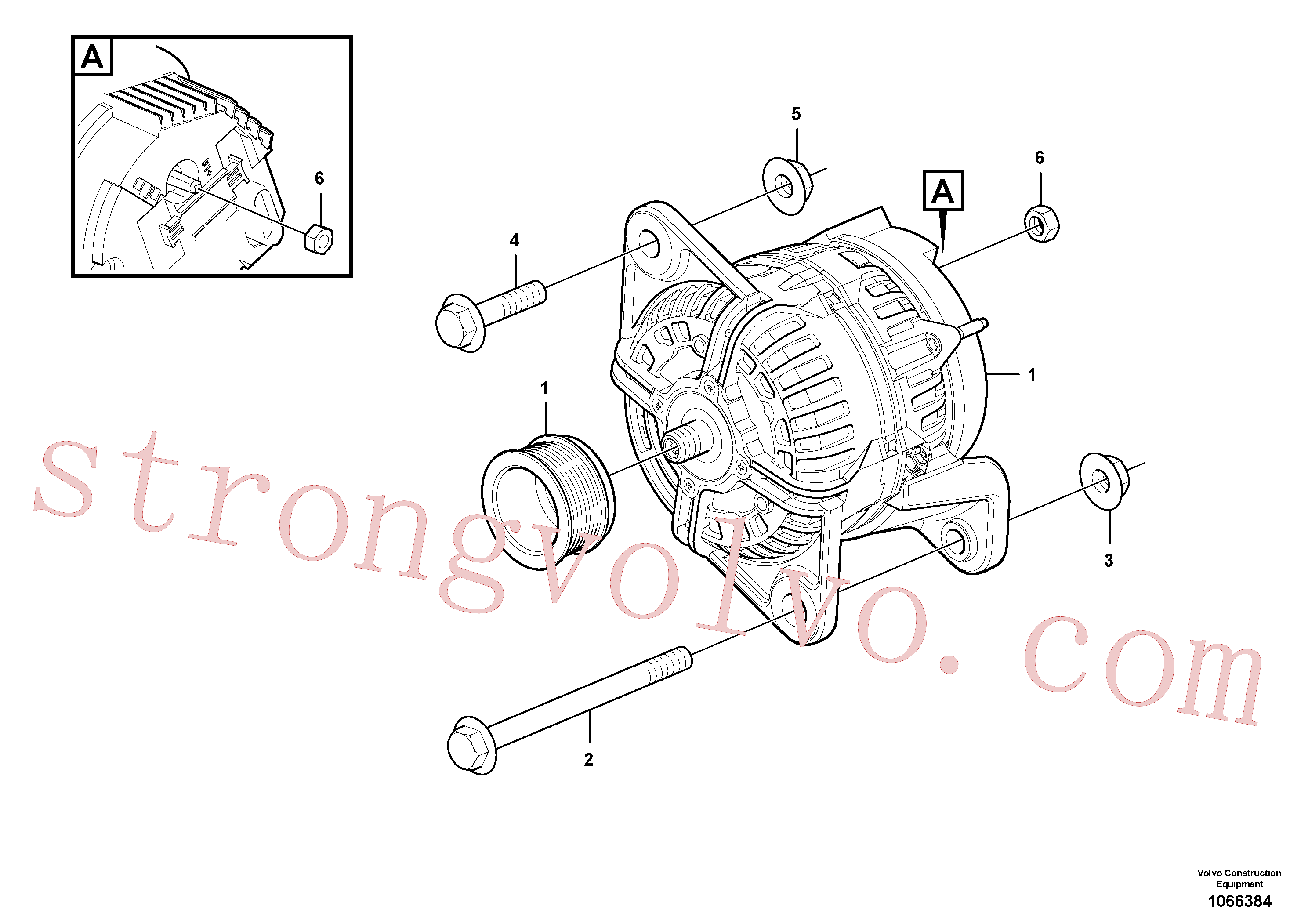 Volvo Montagem VOE60113274 Parafuso flangeado Acessórios