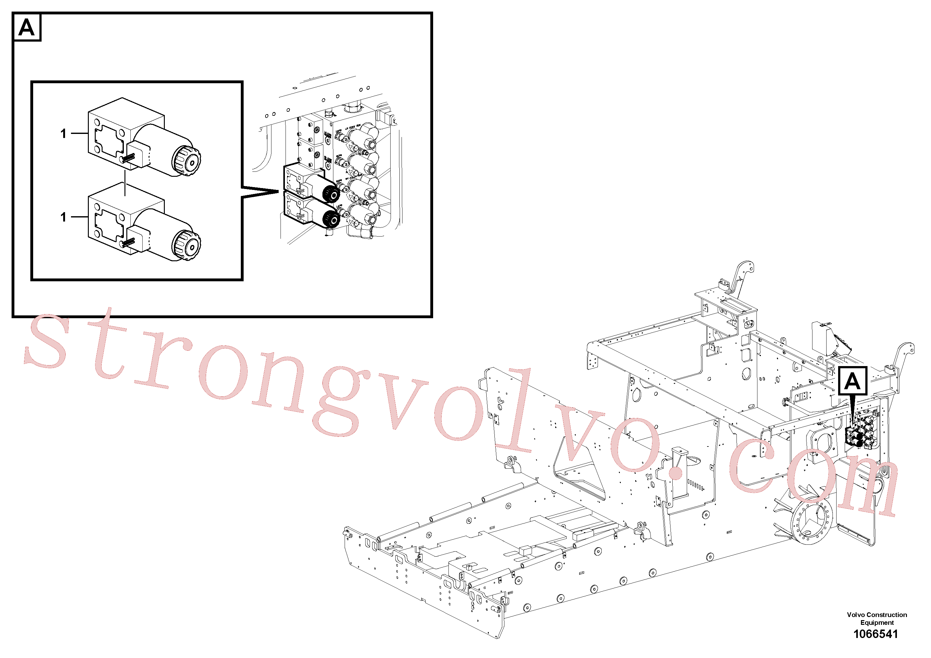 China Made VOE12762462 Jogo da válvula Volvo Acessórios para escavadeira