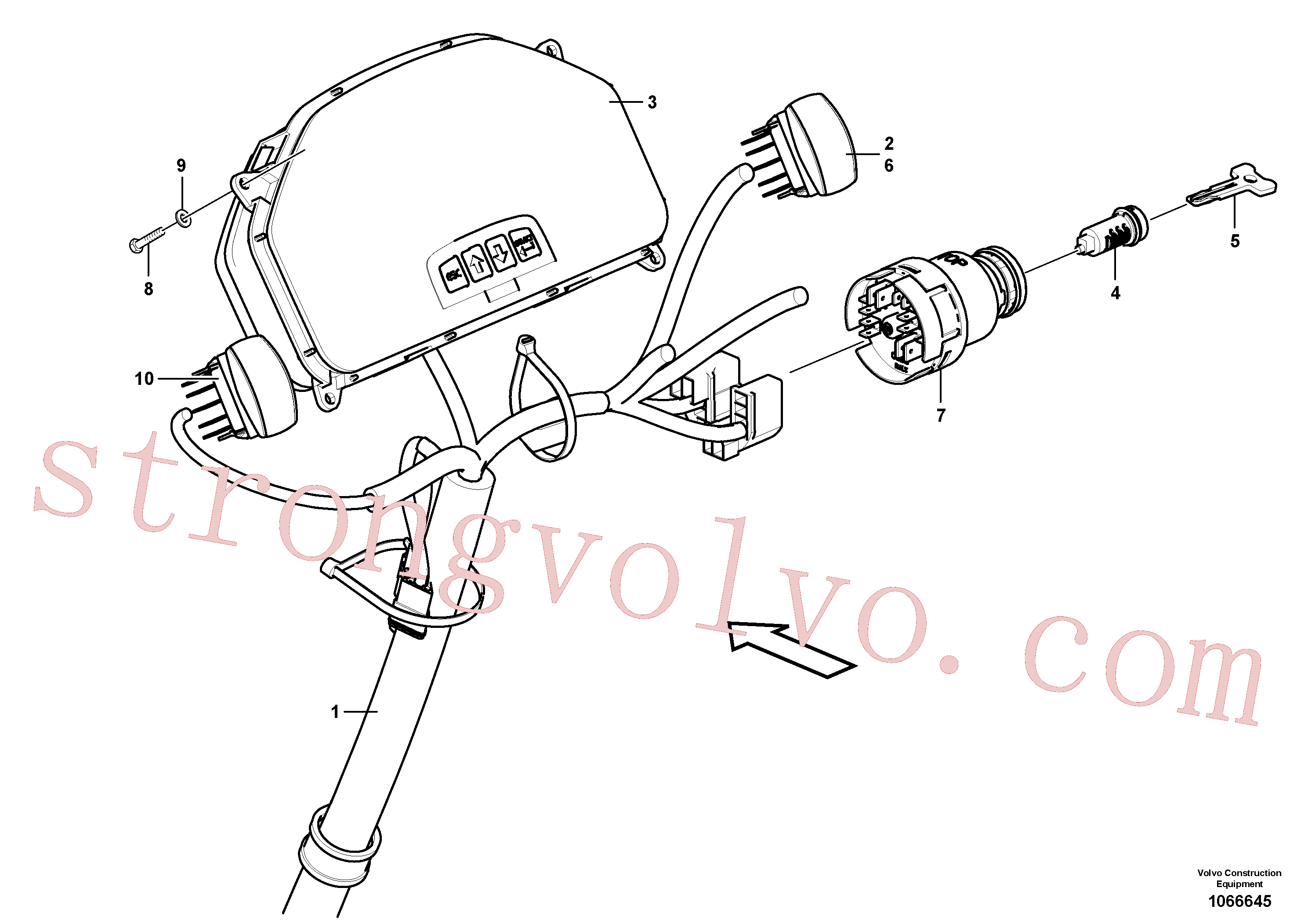 VOE20992232 Interruptor Volvo escavadeira