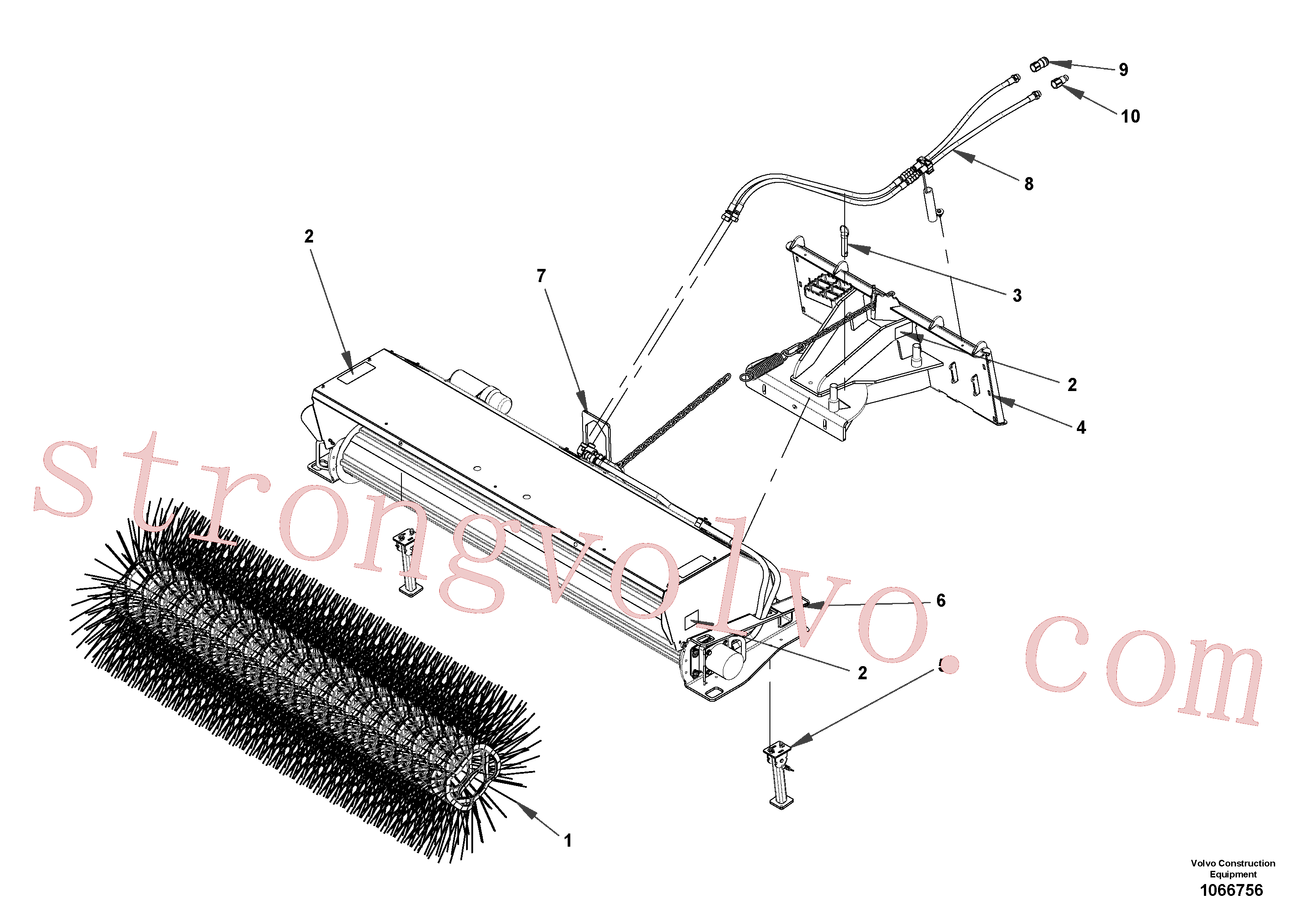 China Made VOE16219349 Quadro Volvo Acessórios para escavadeira