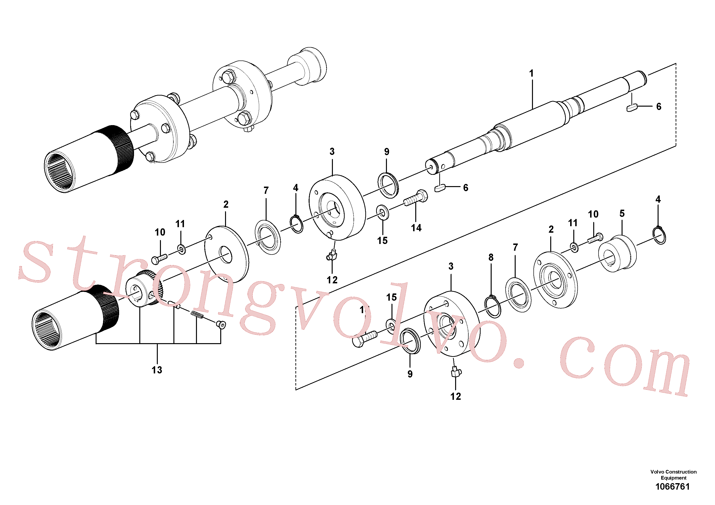 China Made ZM7094911 Anel trava Volvo Acessórios para escavadeira