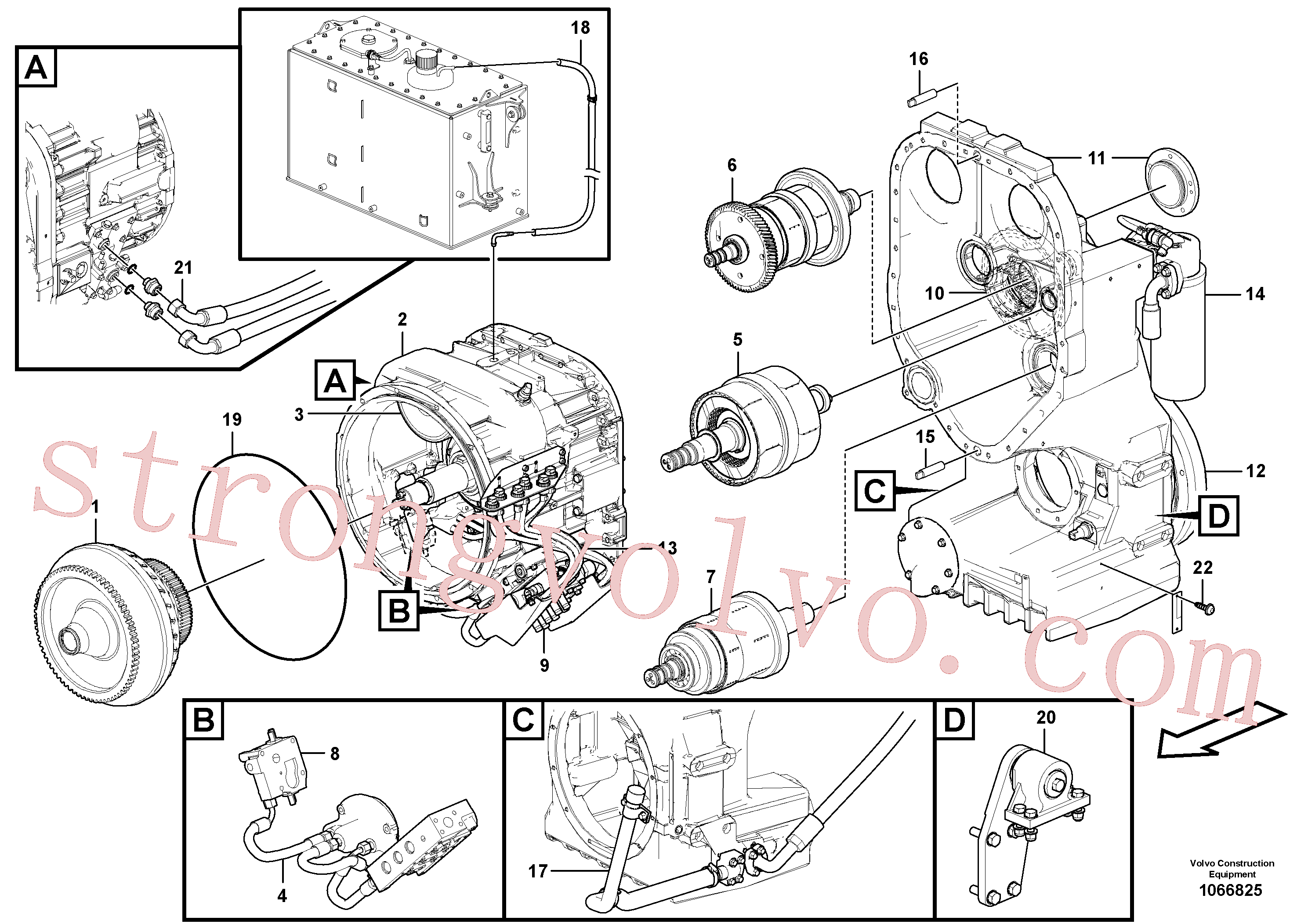 Atacado VOE968203 Anel-o Volvo escavadeira