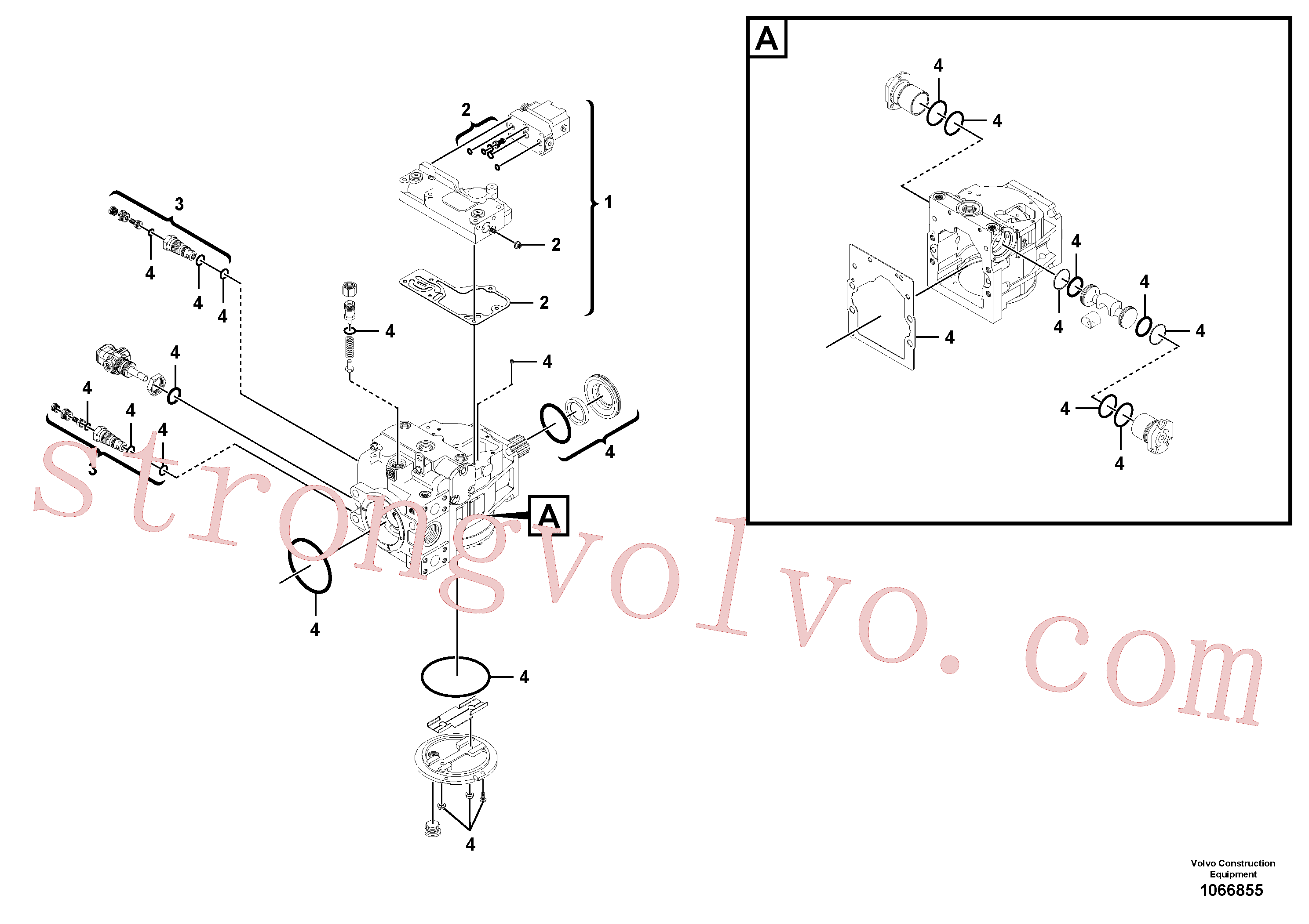 Atacado VOE17249748 Jogo de vedação Volvo escavadeira