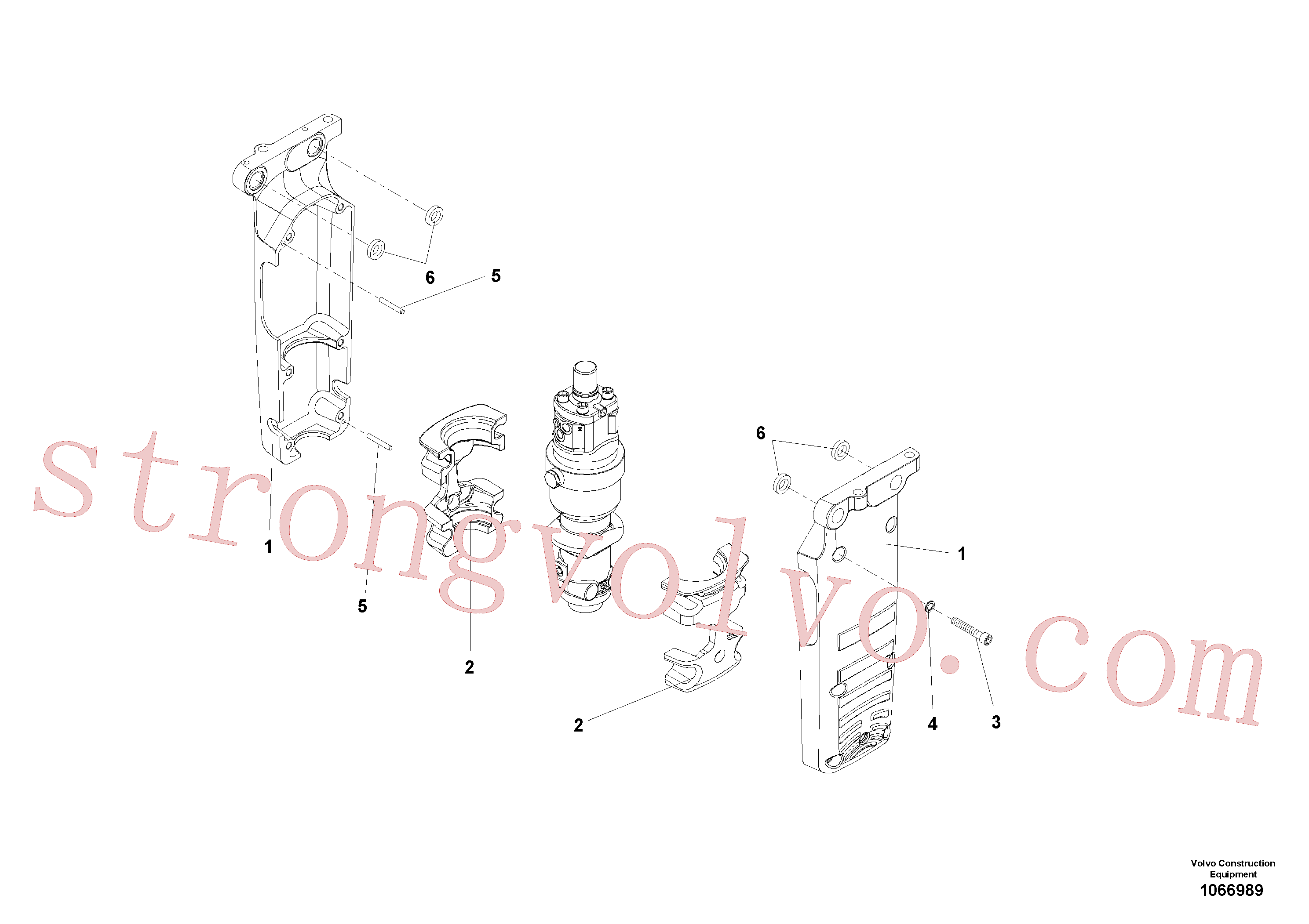 VOE14534669 Volvo Martelo hidráulico, alojamento(1066989 Montagem)