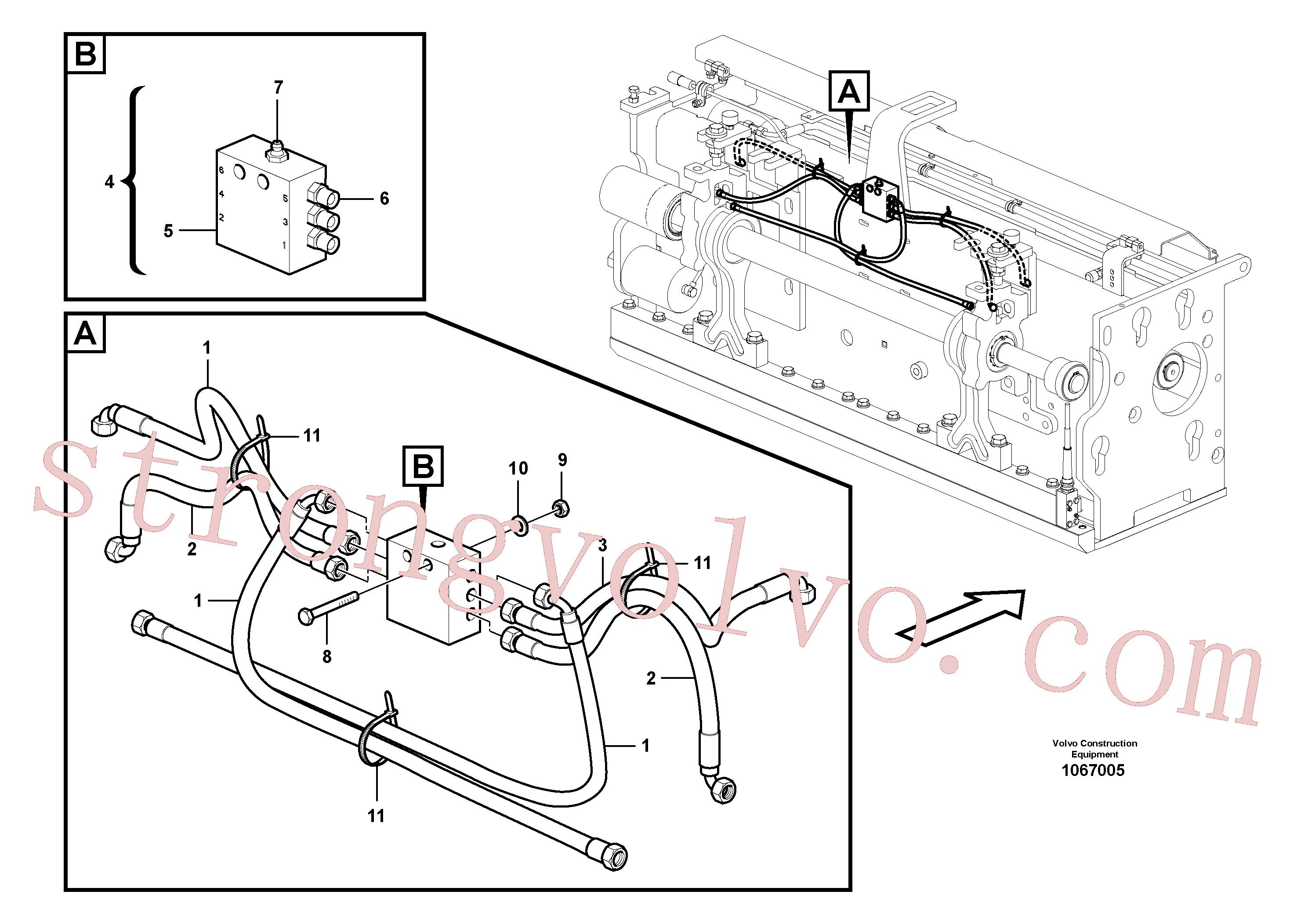 Volvo Montagem RM54513015 Mangueira completa Acessórios