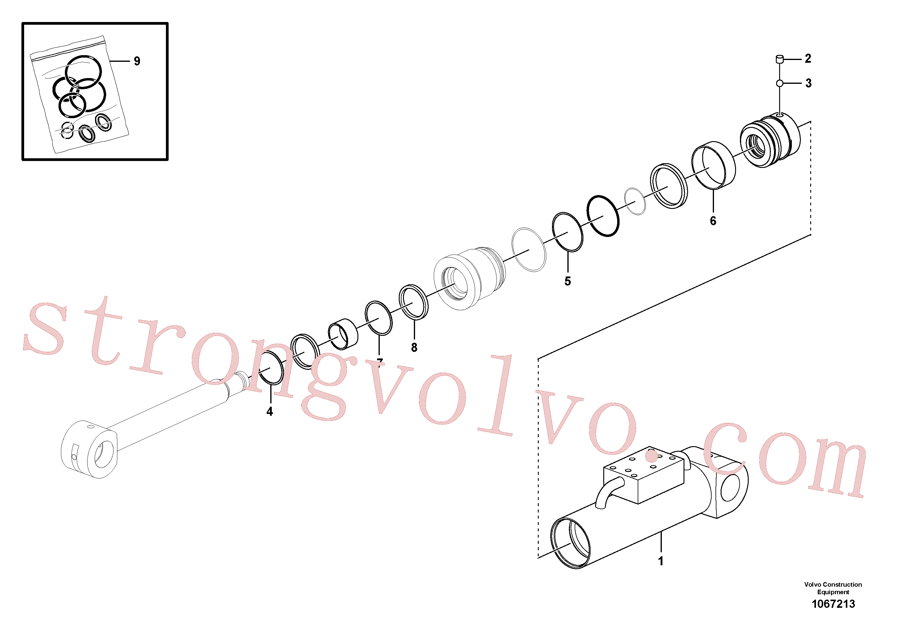 Atacado VOE14656424 Anel Volvo escavadeira