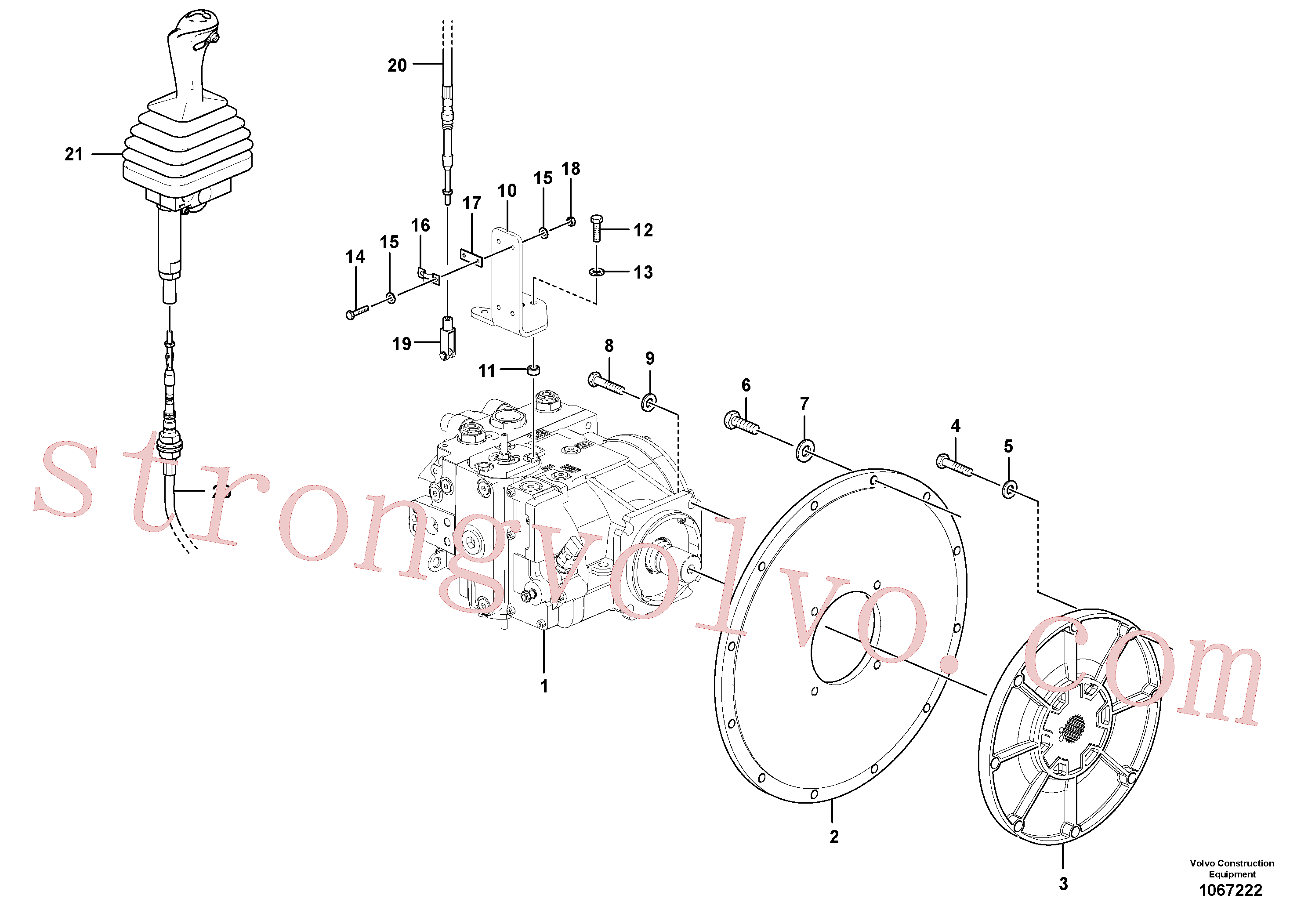 RM59580571 Volvo Conjunto de bombade propulsão(1067222 Montagem)