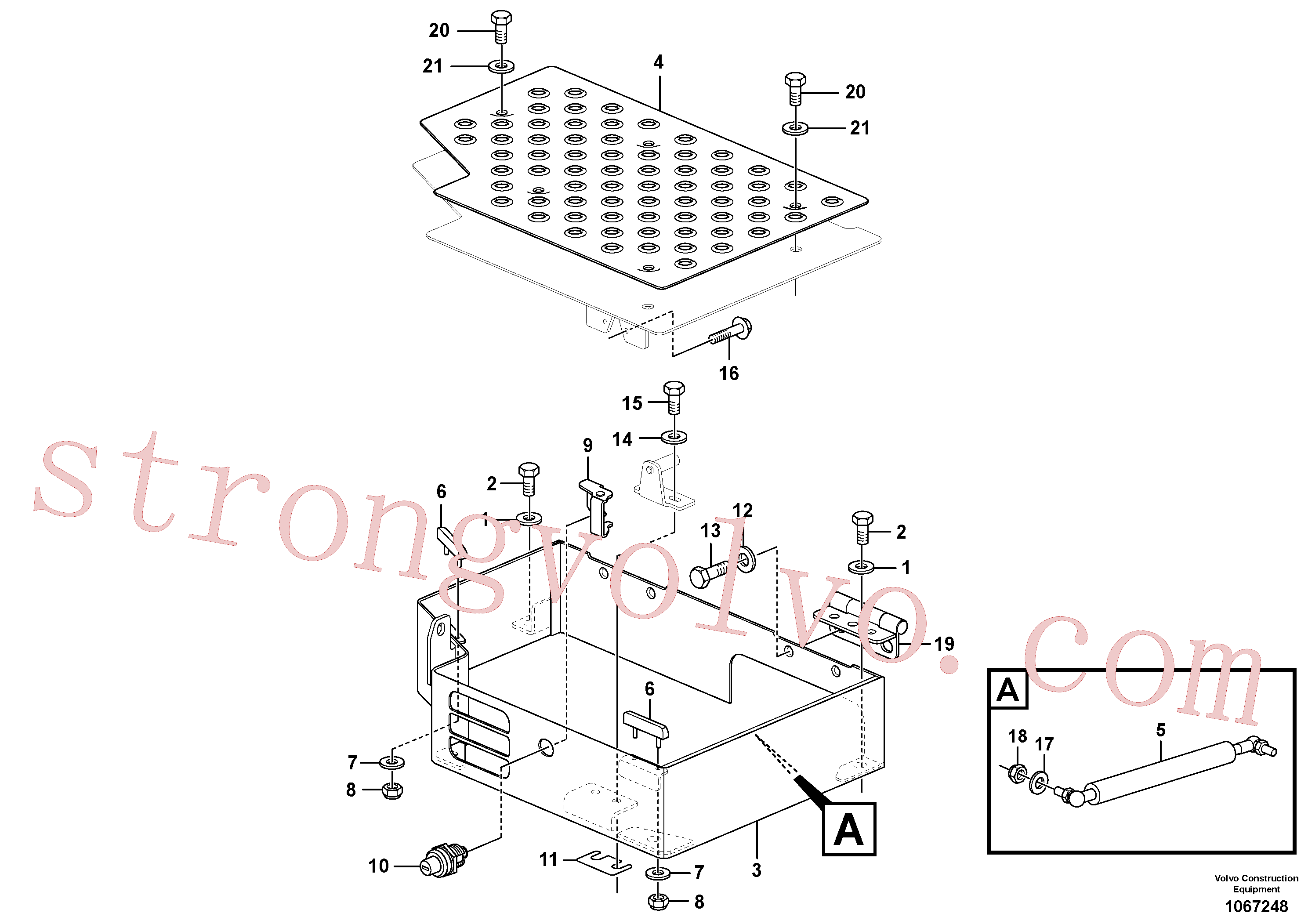Volvo VOE993426 Hexagon screw Volvo Acessórios para escavadeira