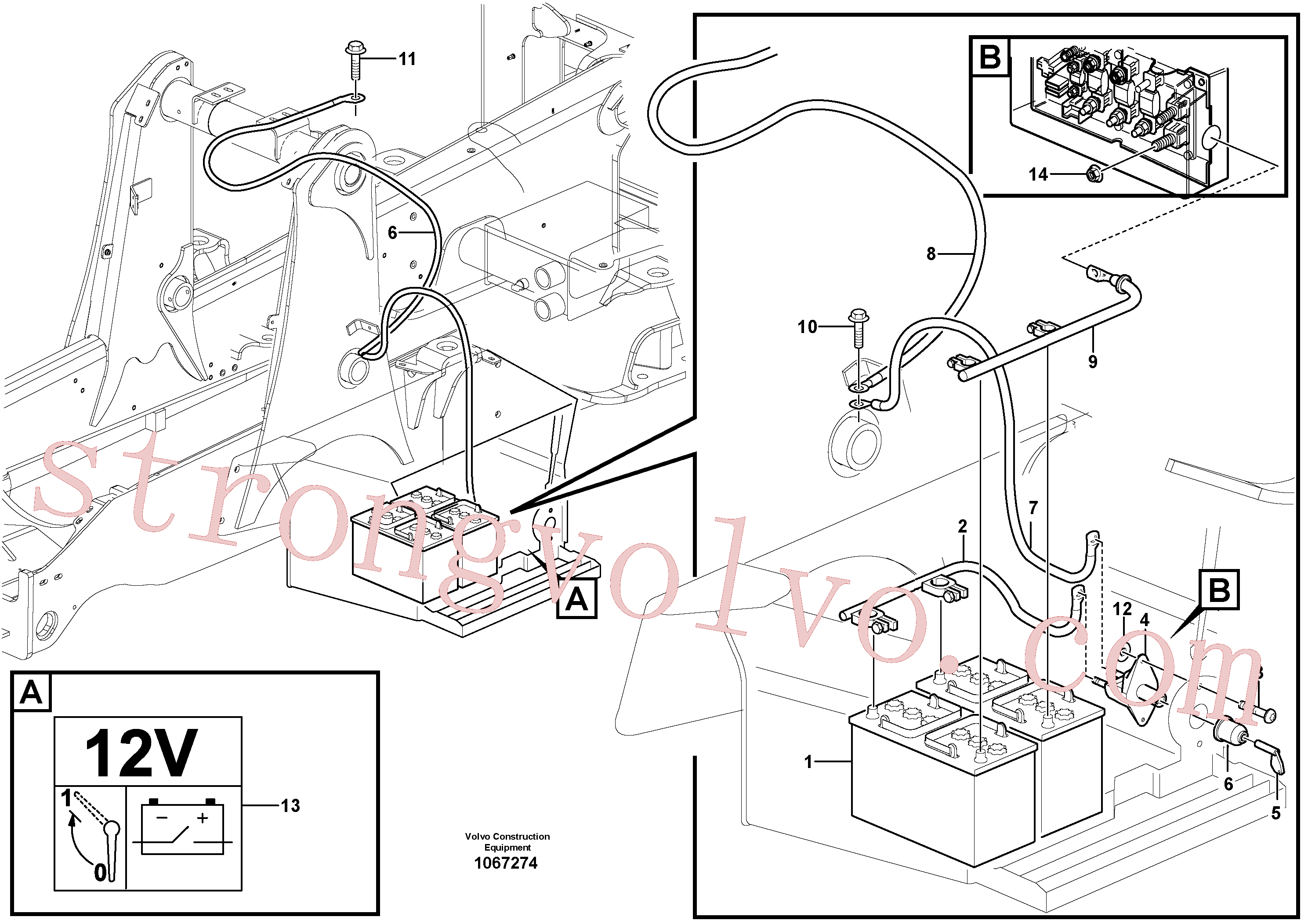 Atacado SA9041-11204 Parafuso flangeado Volvo escavadeira