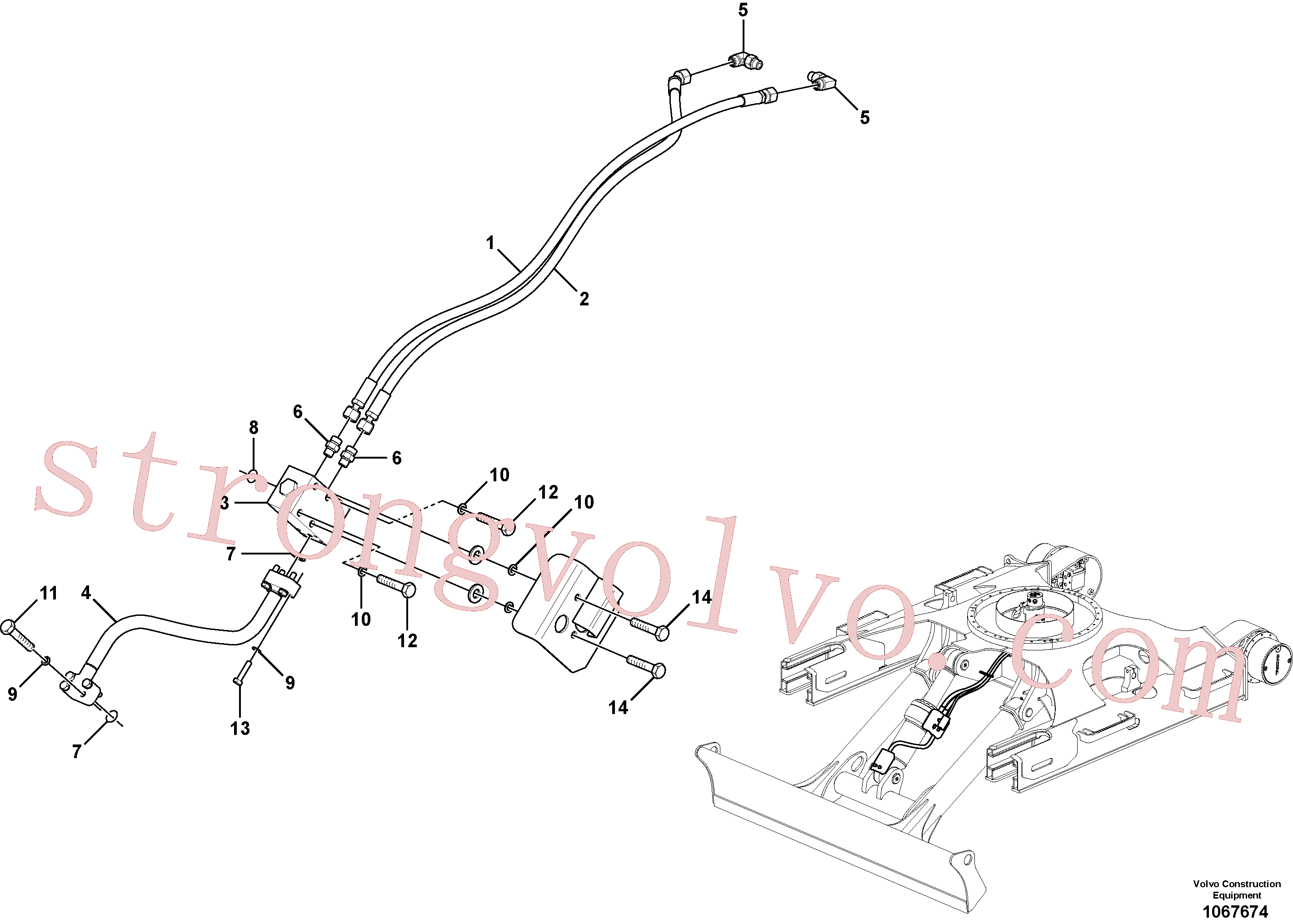 SA9011-21015 Volvo(1067674 Montagem)