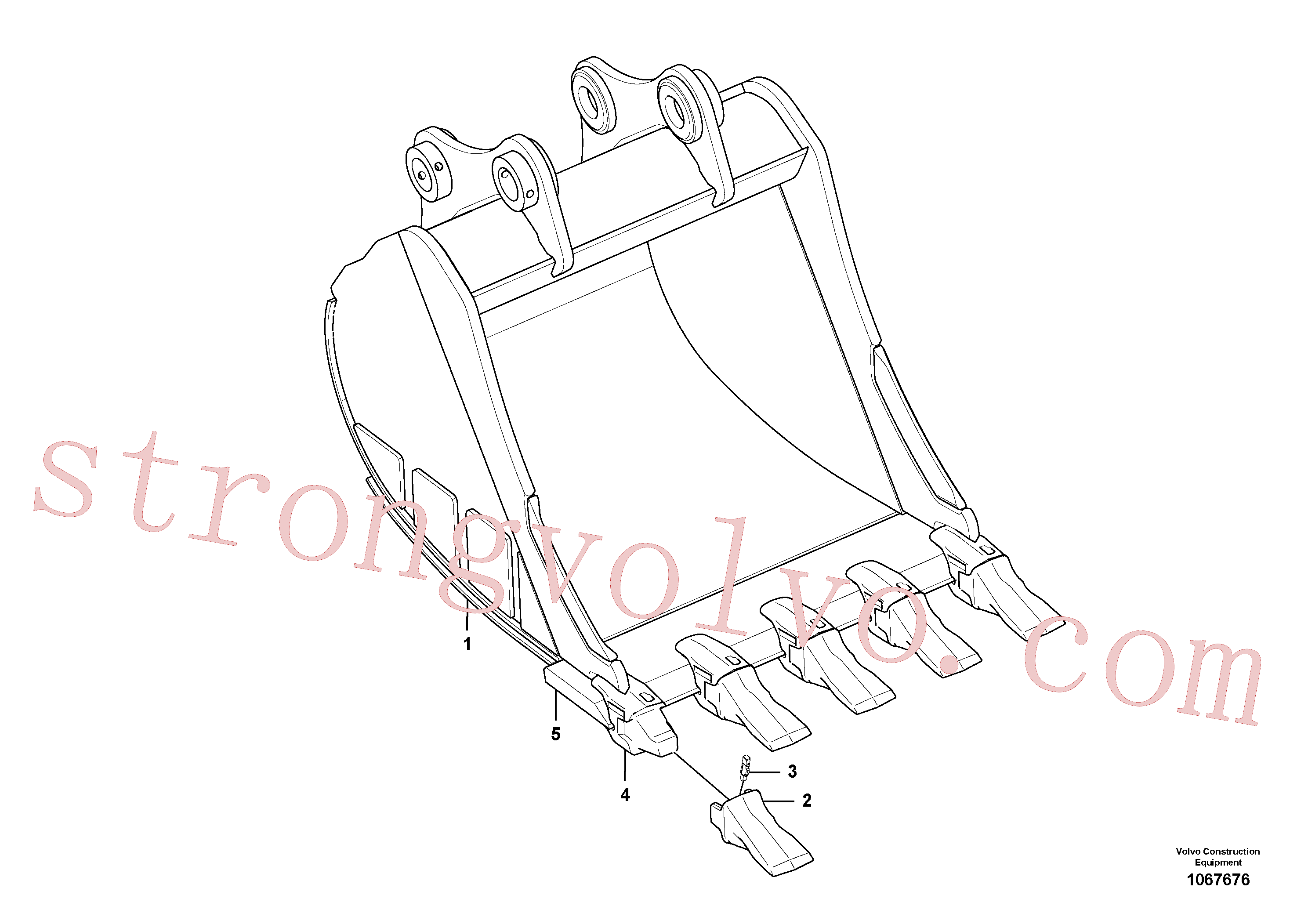 VOE14650824 Volvo Balde(1067676 Montagem)
