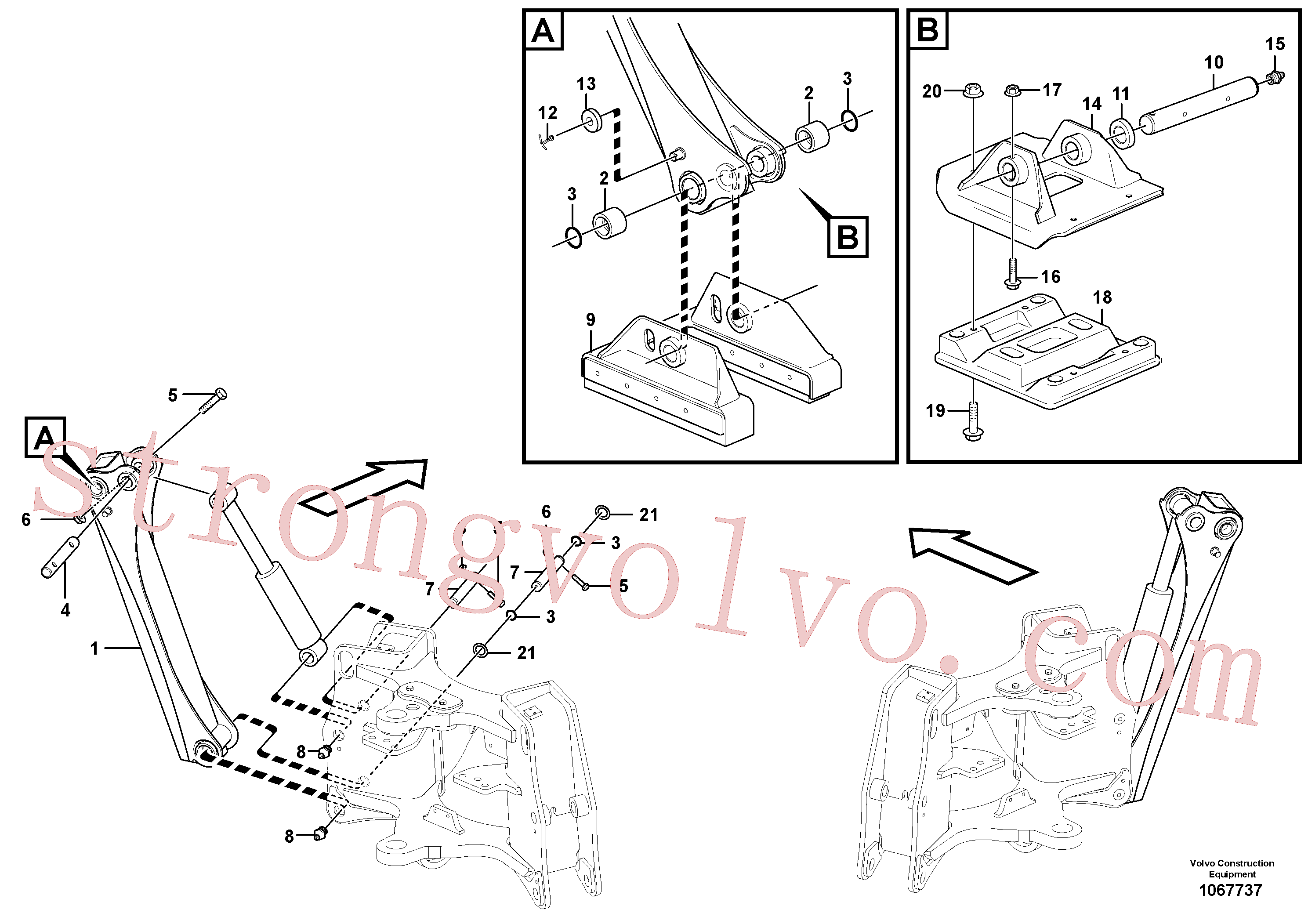 VOE907864 Volvo Estabilizadores(1067737 Montagem)