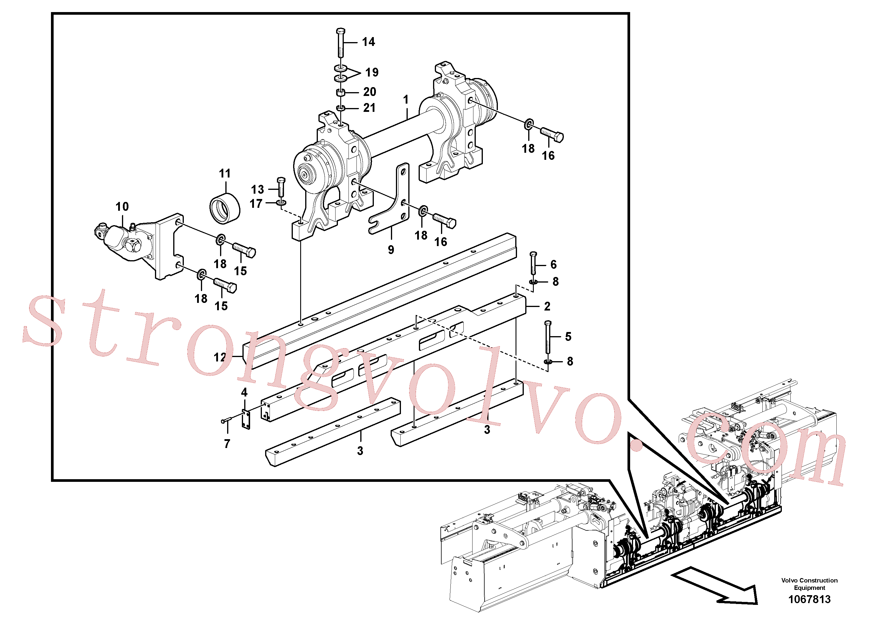 Atacado RM96721527 Parafuso Volvo escavadeira