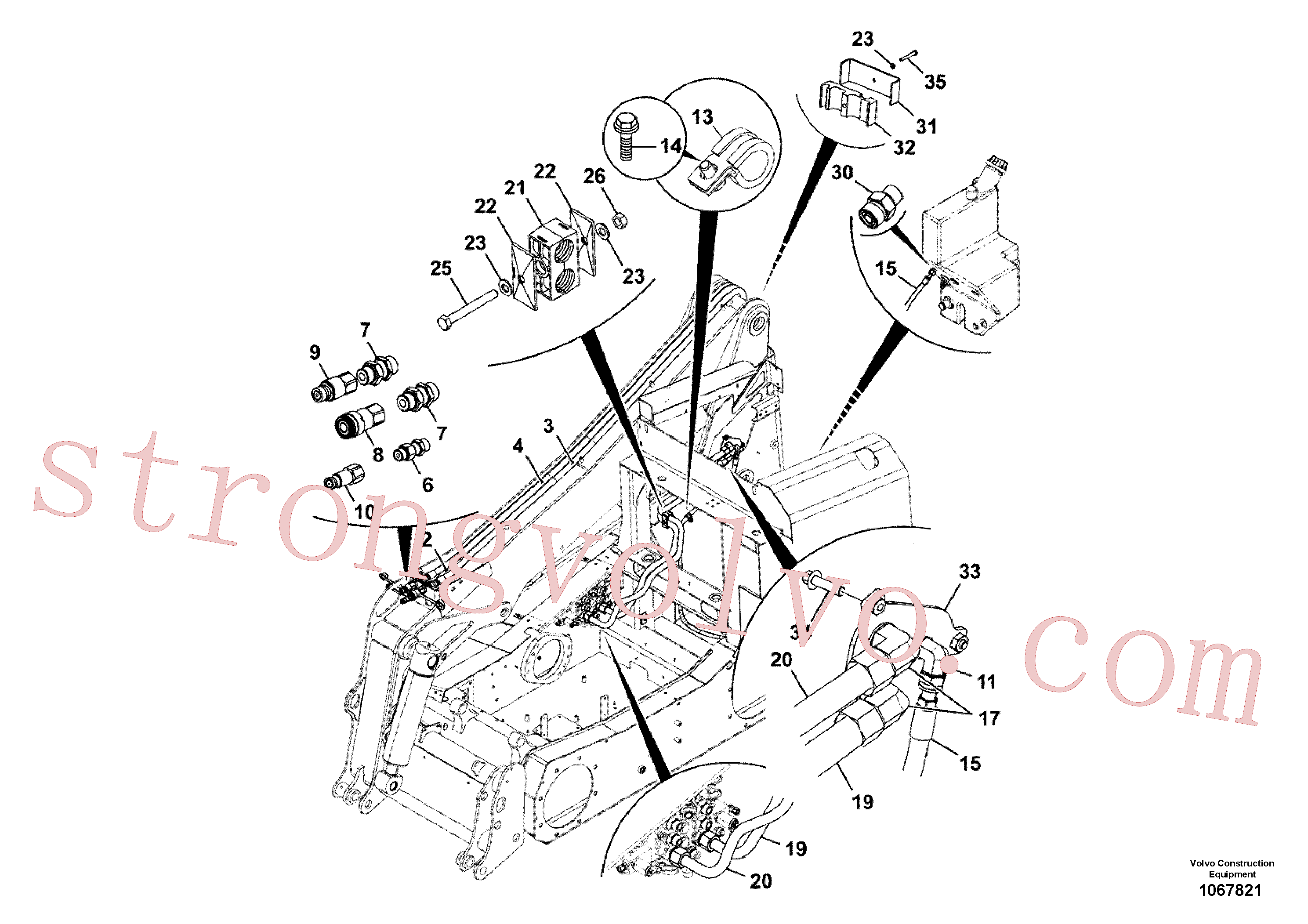 Volvo VOE983902 Hexagon screw Volvo Acessórios para escavadeira