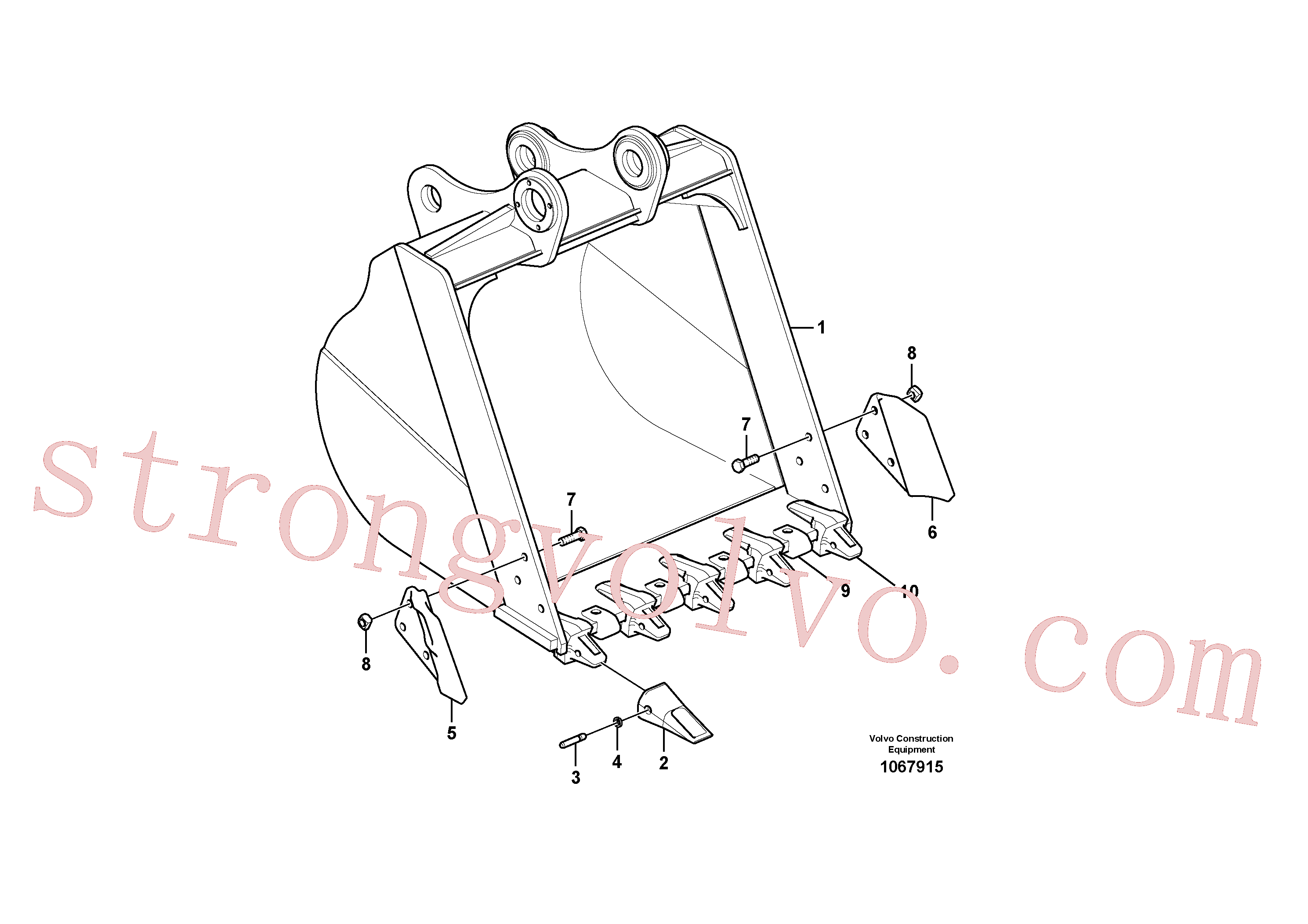 VOE14645672 Volvo Balde(1067915 Montagem)