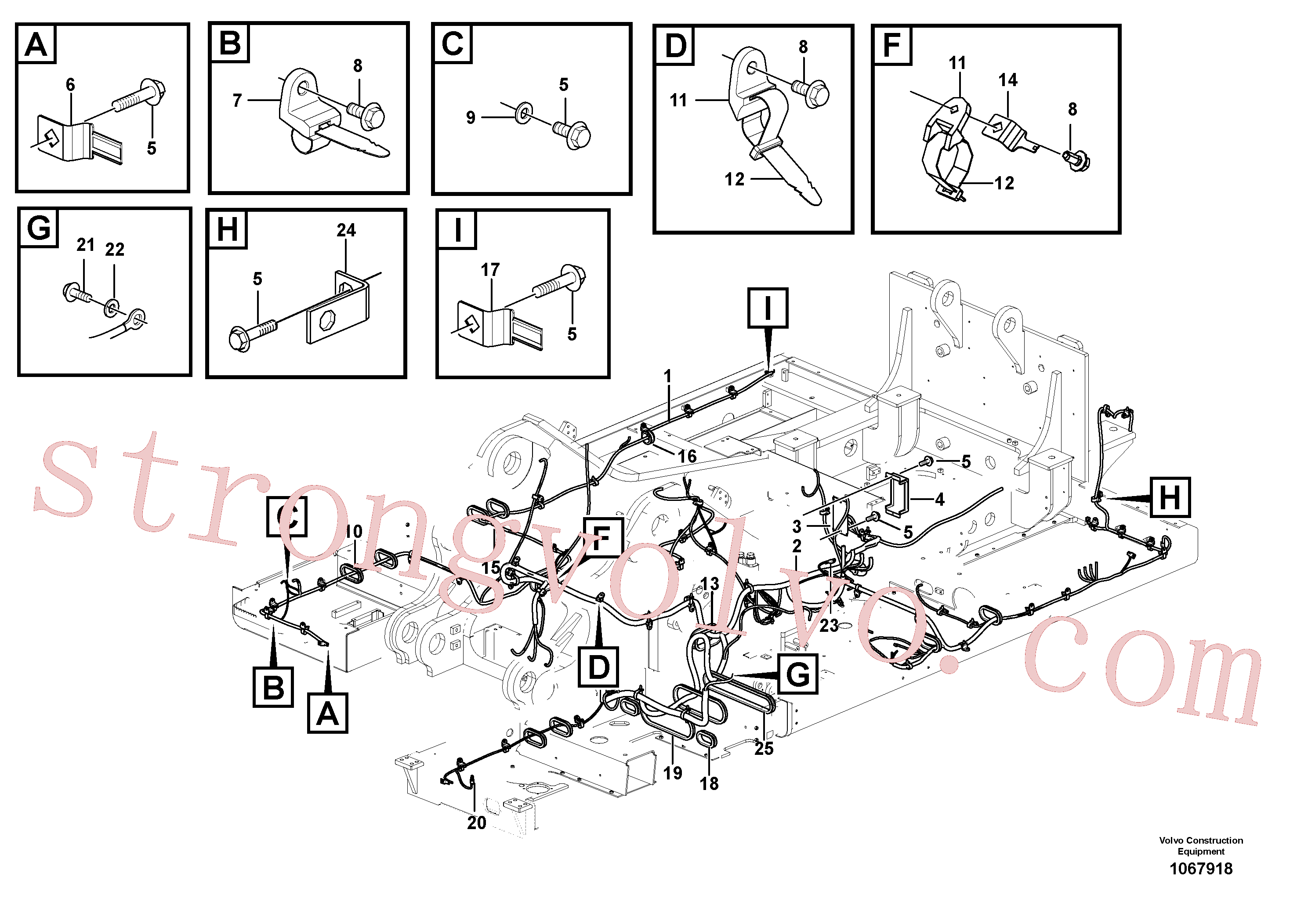 VOE14531002 Volvo Cablagem principal(1067918 Montagem)