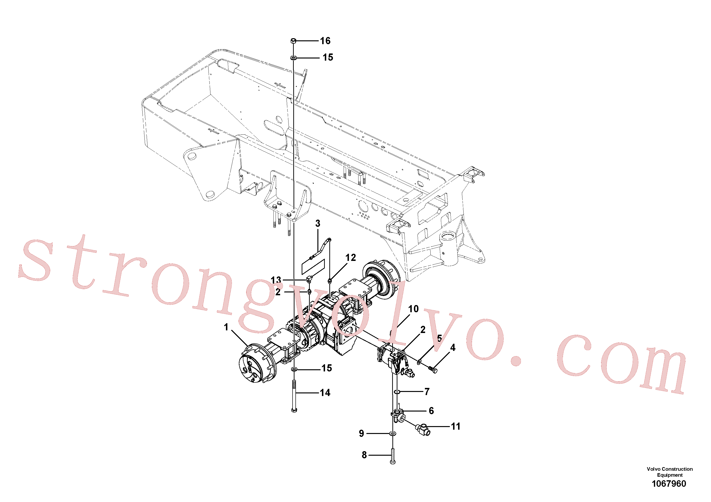 RM13157797 Volvo Instalação do eixo(1067960 Montagem)