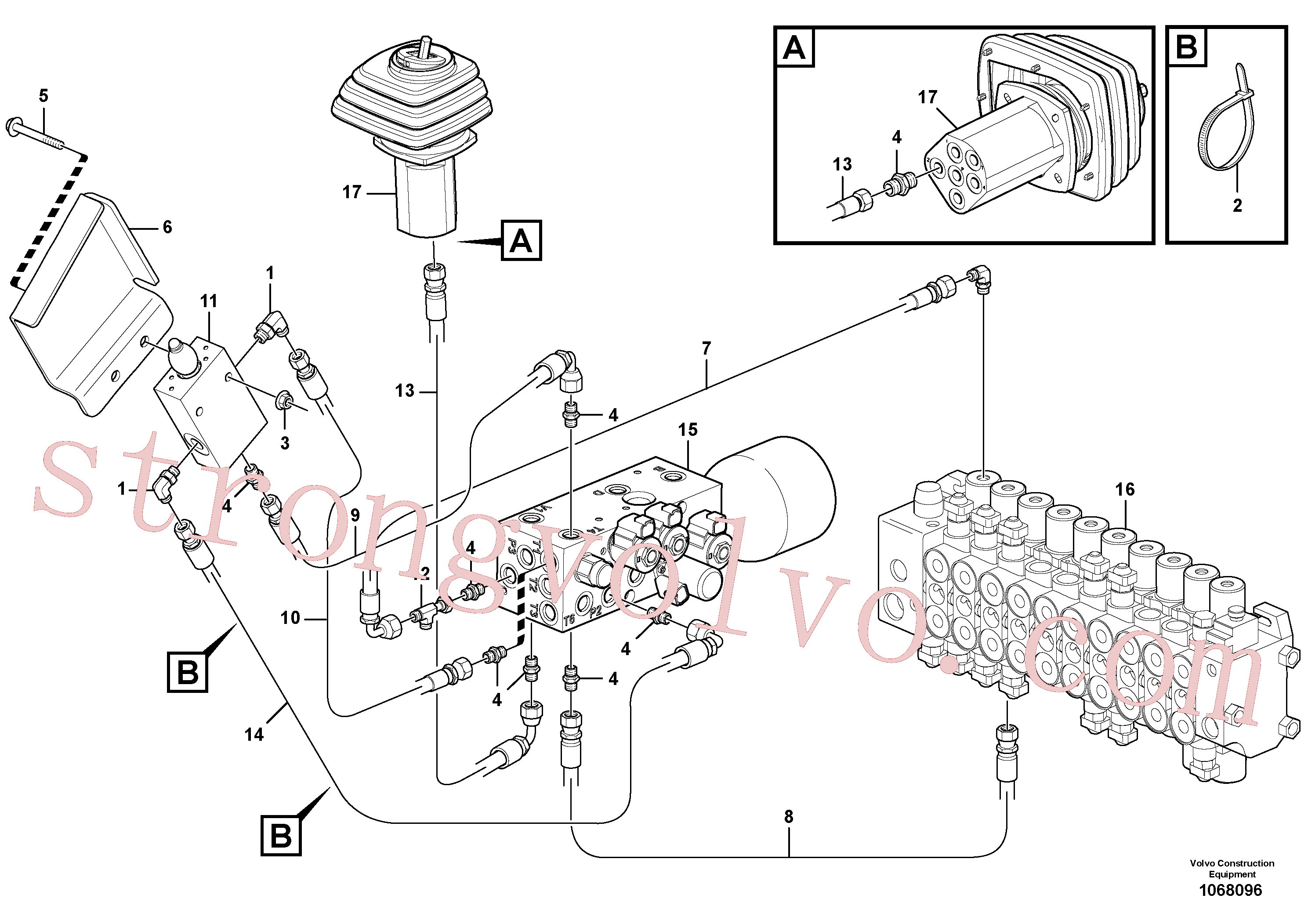 VOE15175242 Volvo Função de autonivelamento automático(1068096 Montagem)